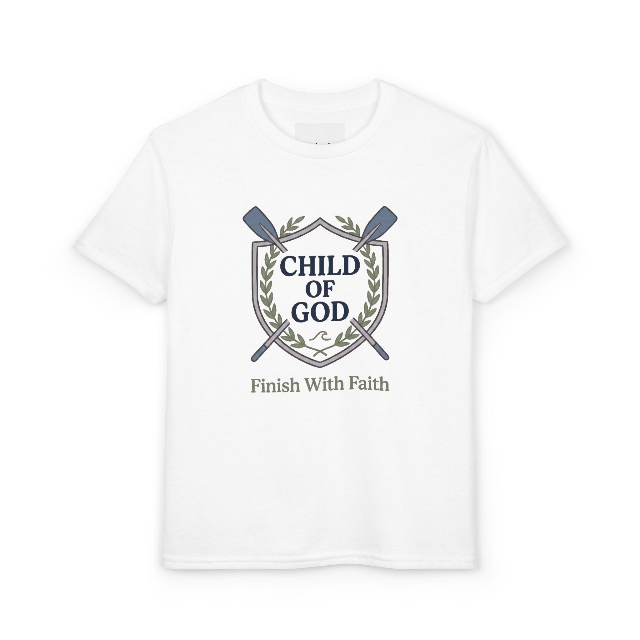 'Child of God' Rowing Team Kids Tee in – Kids clothes | Little Ark | Christian Clothing Brand
