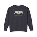 'Child of God' - 'Made in His Image' Mens Sweatshirt in Black – Sweatshirt | Little Ark | Christian Clothing Brand