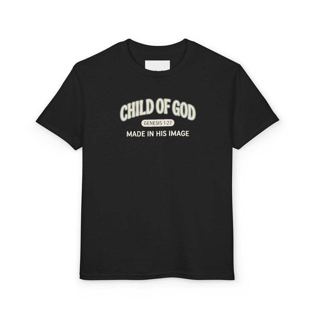 'Child of God' - 'Made in his Image' Kids Tee in – Kids clothes | Little Ark | Christian Clothing Brand