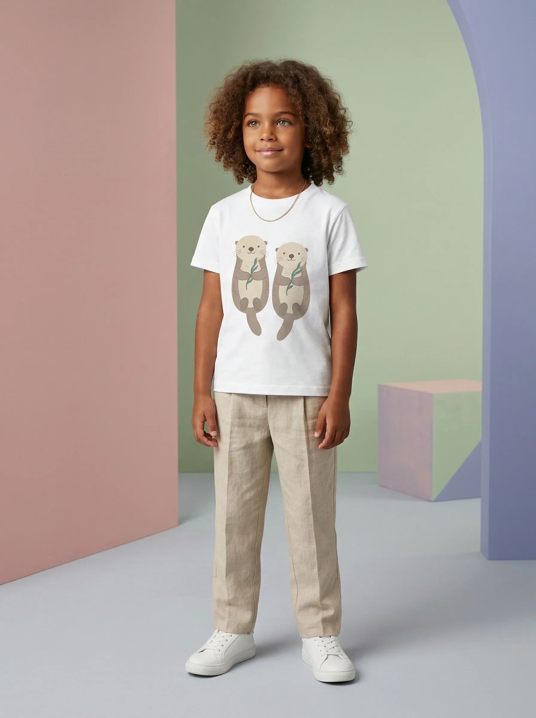 Otter Duo Kids Tee