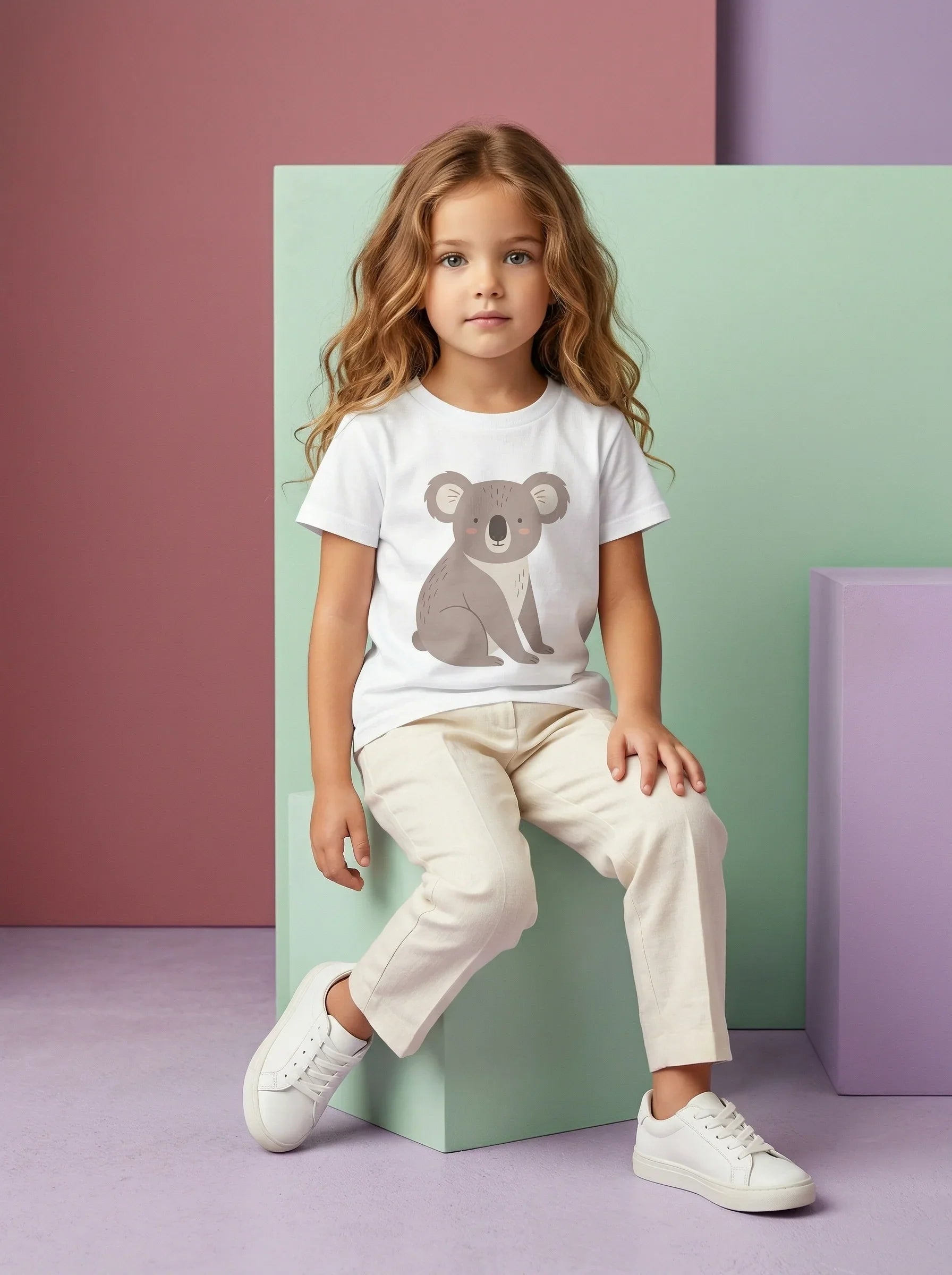 Sitting Koala Kids Tee