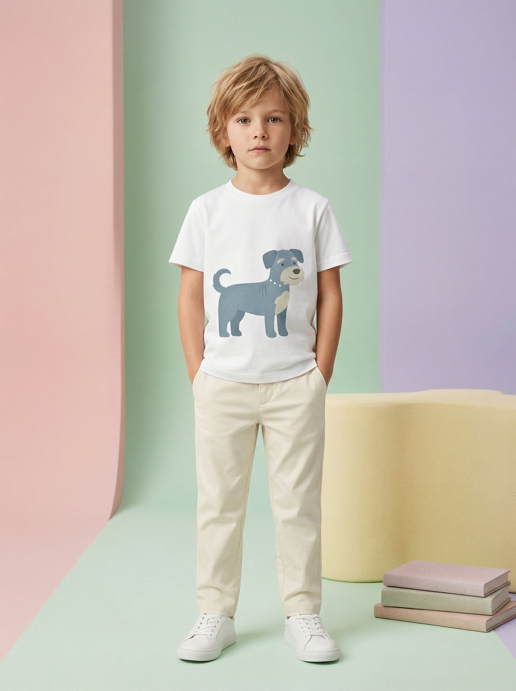 Puppy Dog Toddler Tee in White – Kids clothes | Little Ark | Christian Clothing Brand