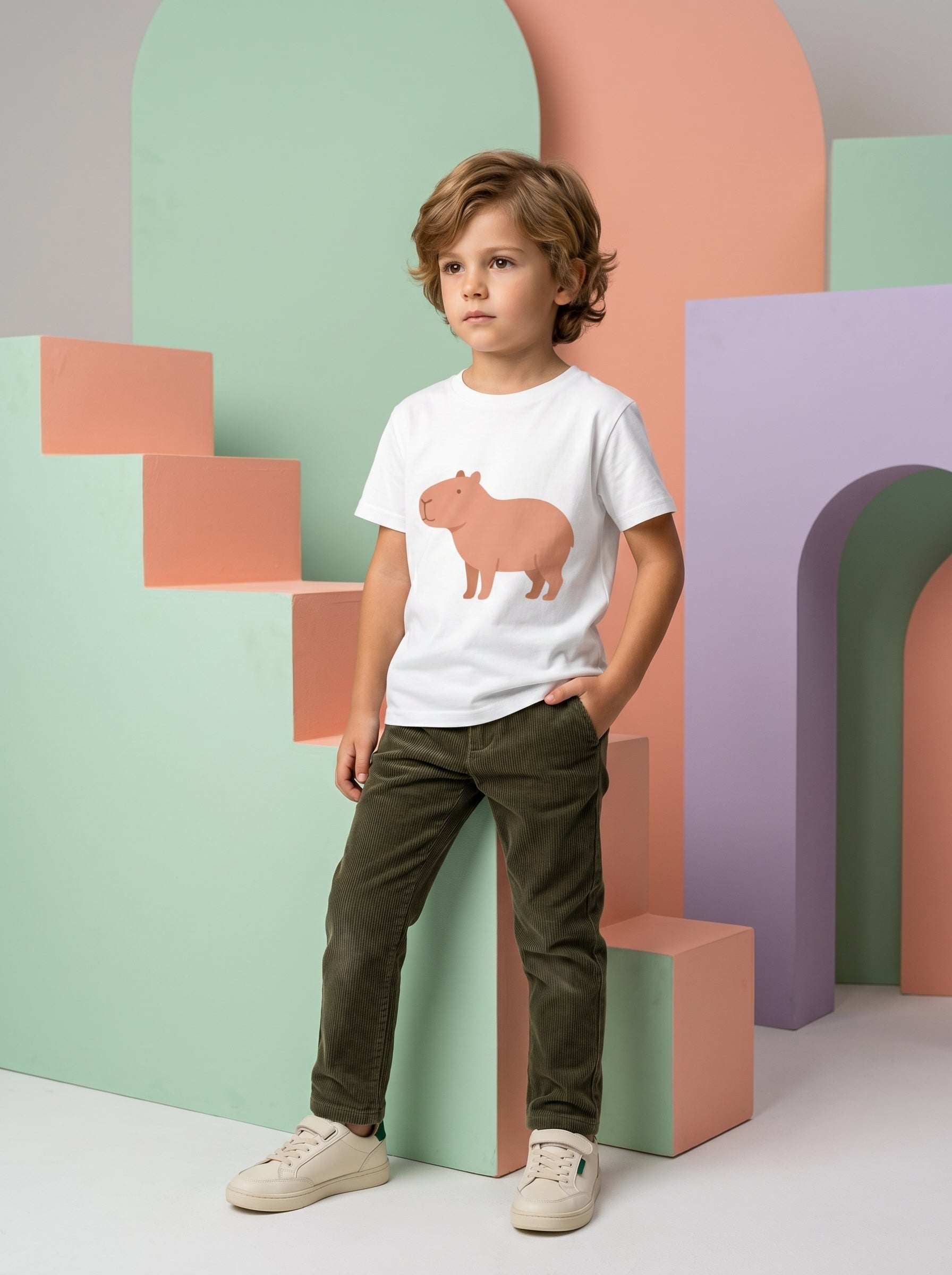 Capybara Kids Tee in – Kids clothes | Little Ark | Christian Clothing Brand