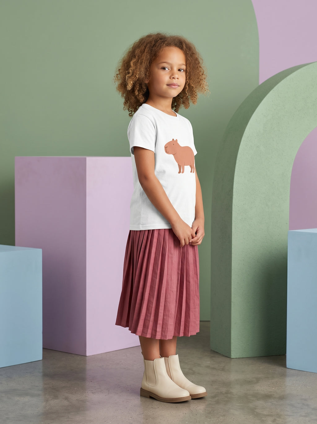 Capybara Kids Tee in – Kids clothes | Little Ark | Christian Clothing Brand