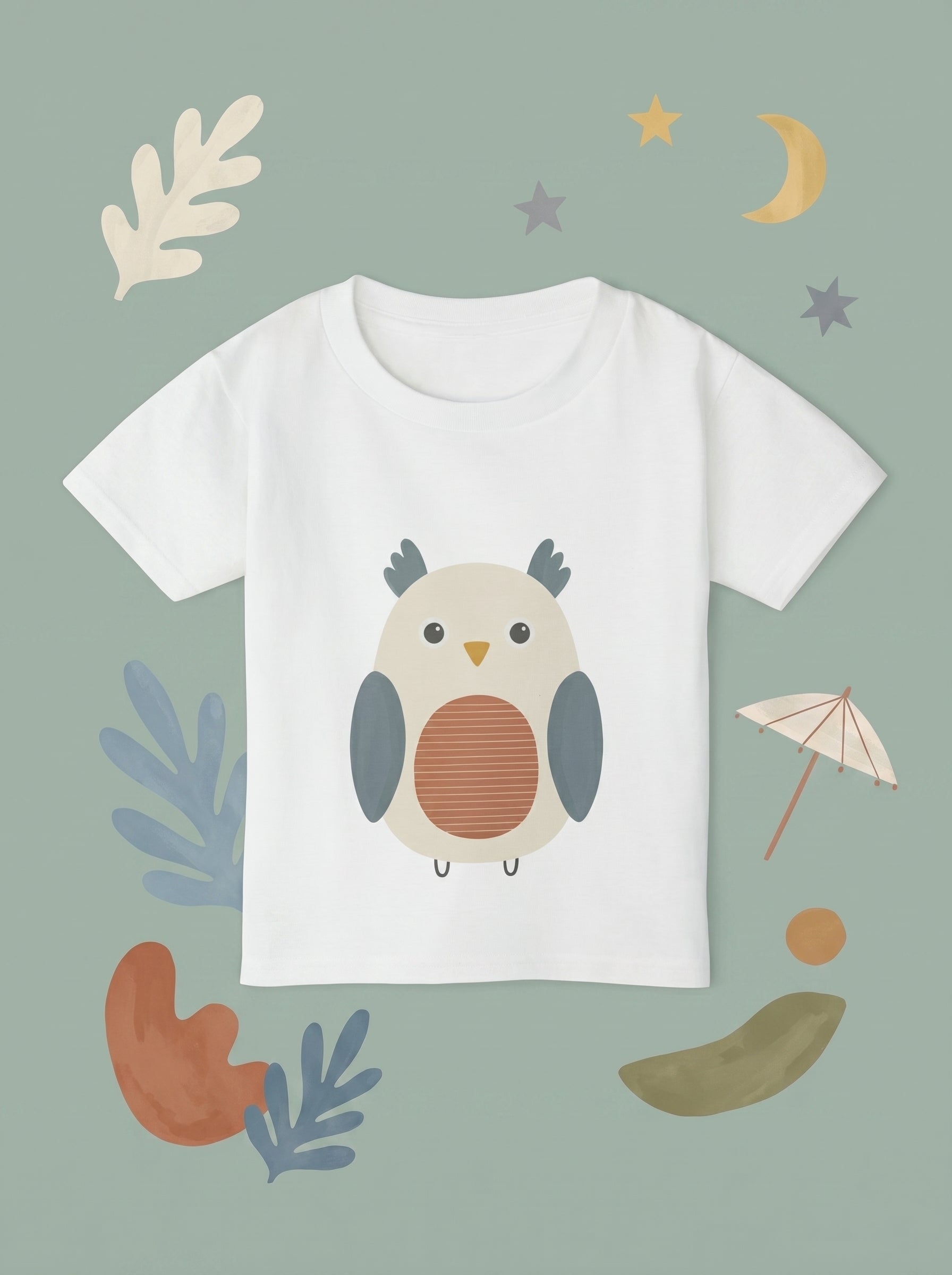 Scandi Owl Toddler Tee in – Kids clothes | Little Ark | Christian Clothing Brand