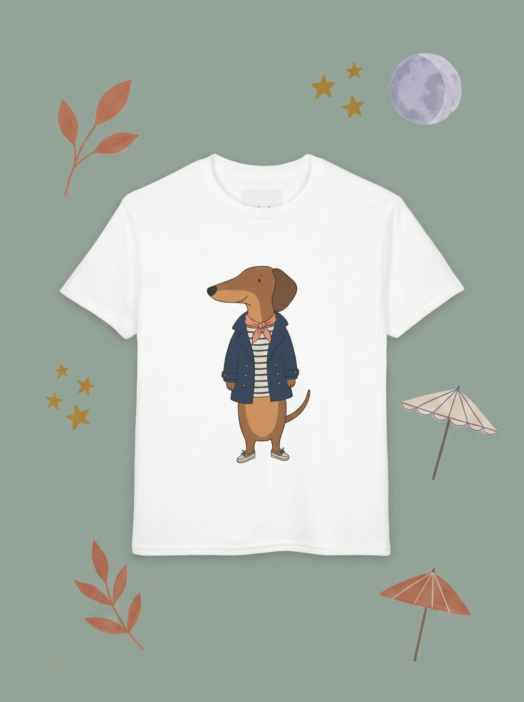 Dachshund Kids Tee in – Kids clothes | Little Ark | Christian Clothing Brand