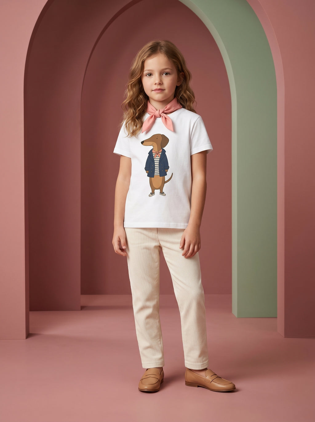 Dachshund Kids Tee in – Kids clothes | Little Ark | Christian Clothing Brand