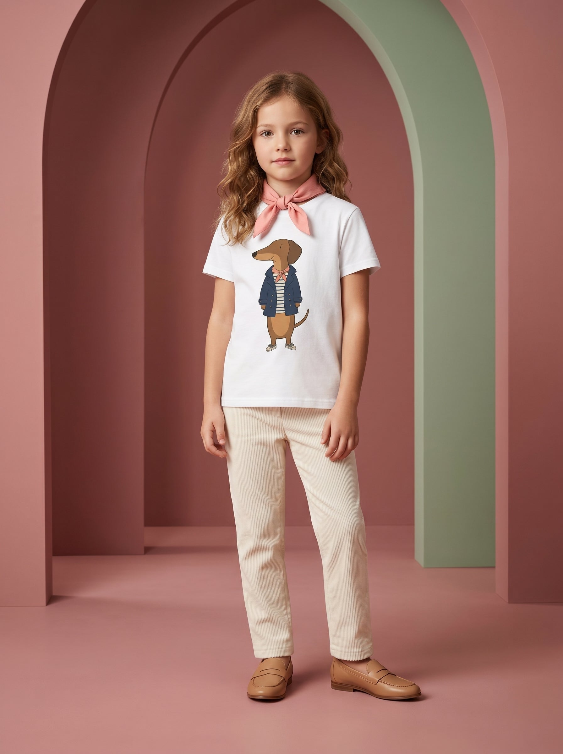 Dachshund Kids Tee in – Kids clothes | Little Ark | Christian Clothing Brand
