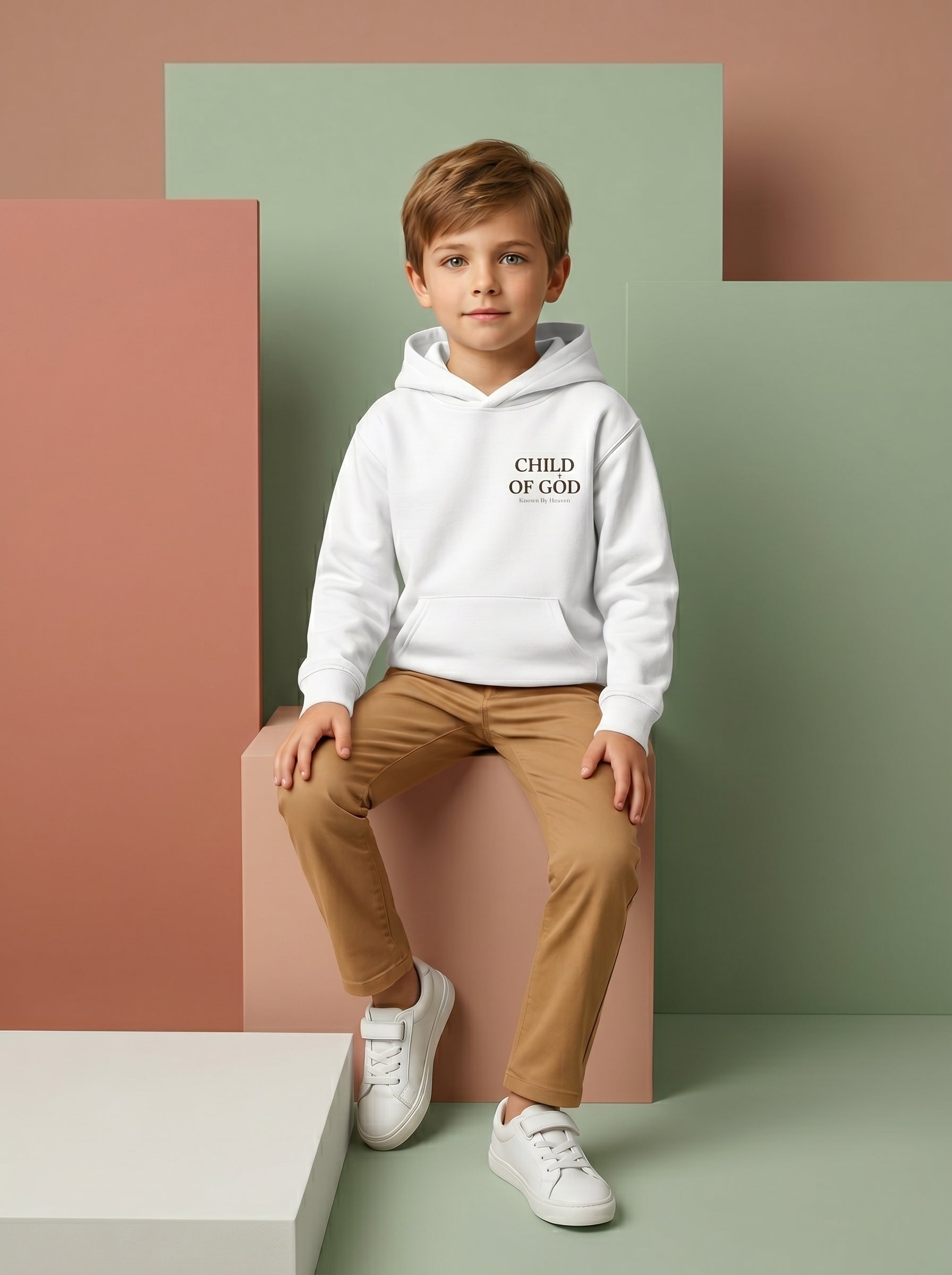 'Child of God' Kids Hoodie in – Kids clothes | Little Ark | Christian Clothing Brand