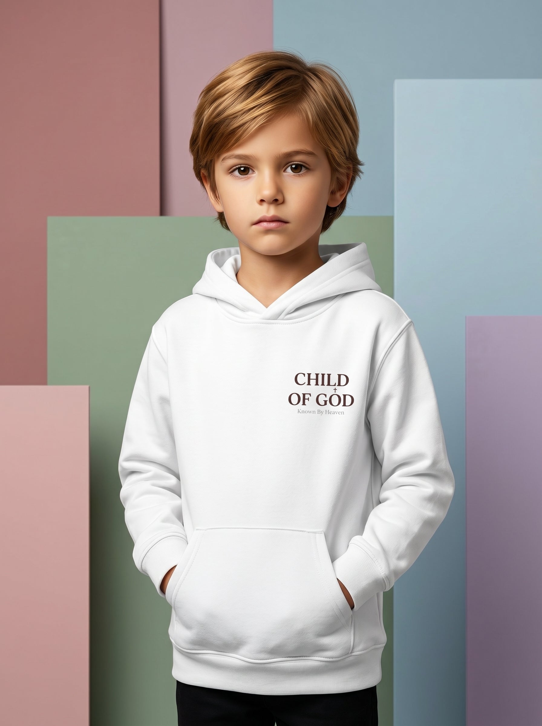 'Child of God' Kids Hoodie in – Kids clothes | Little Ark | Christian Clothing Brand