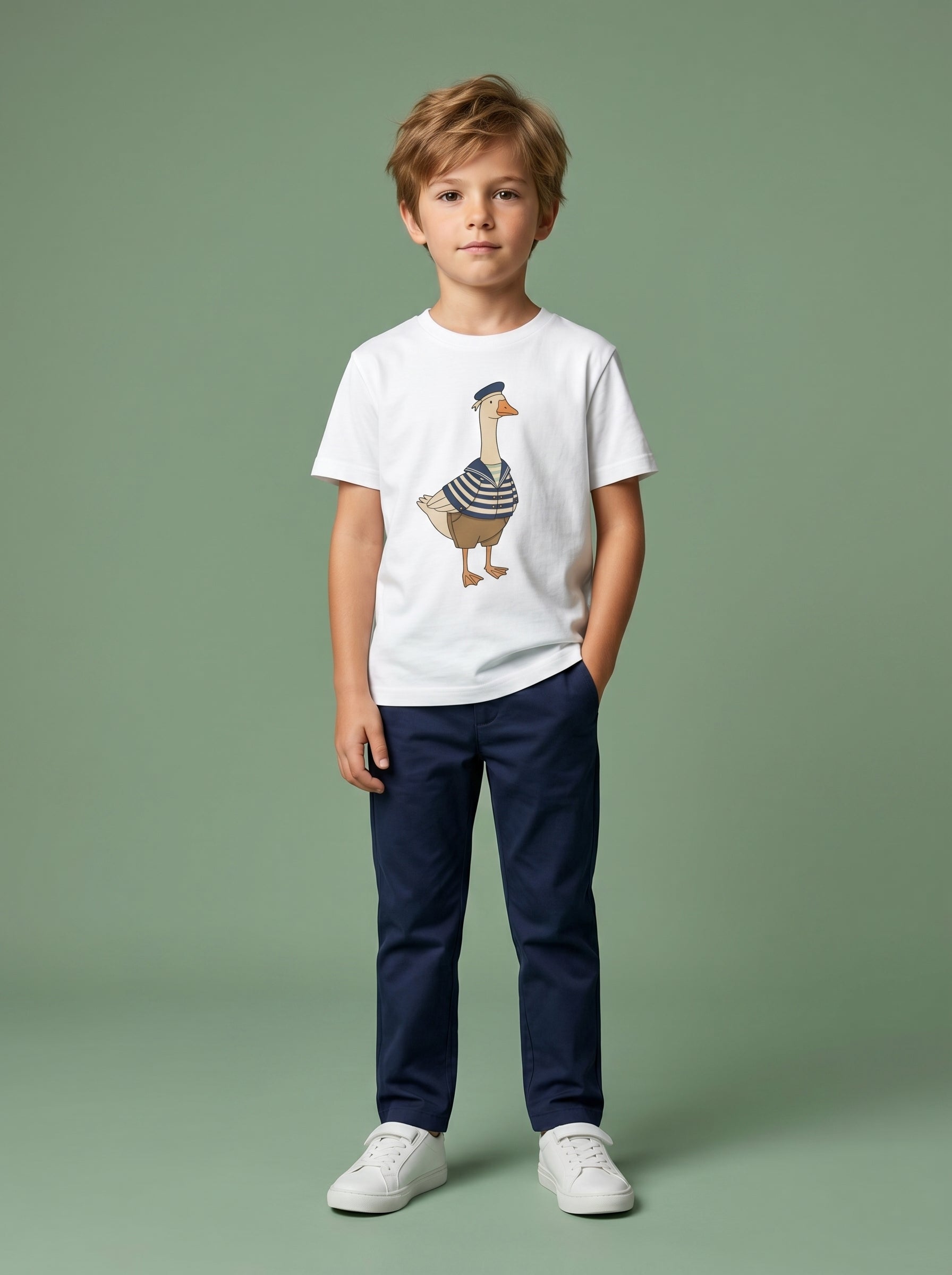 Sailor Goose Kids Tee in – Kids clothes | Little Ark | Christian Clothing Brand