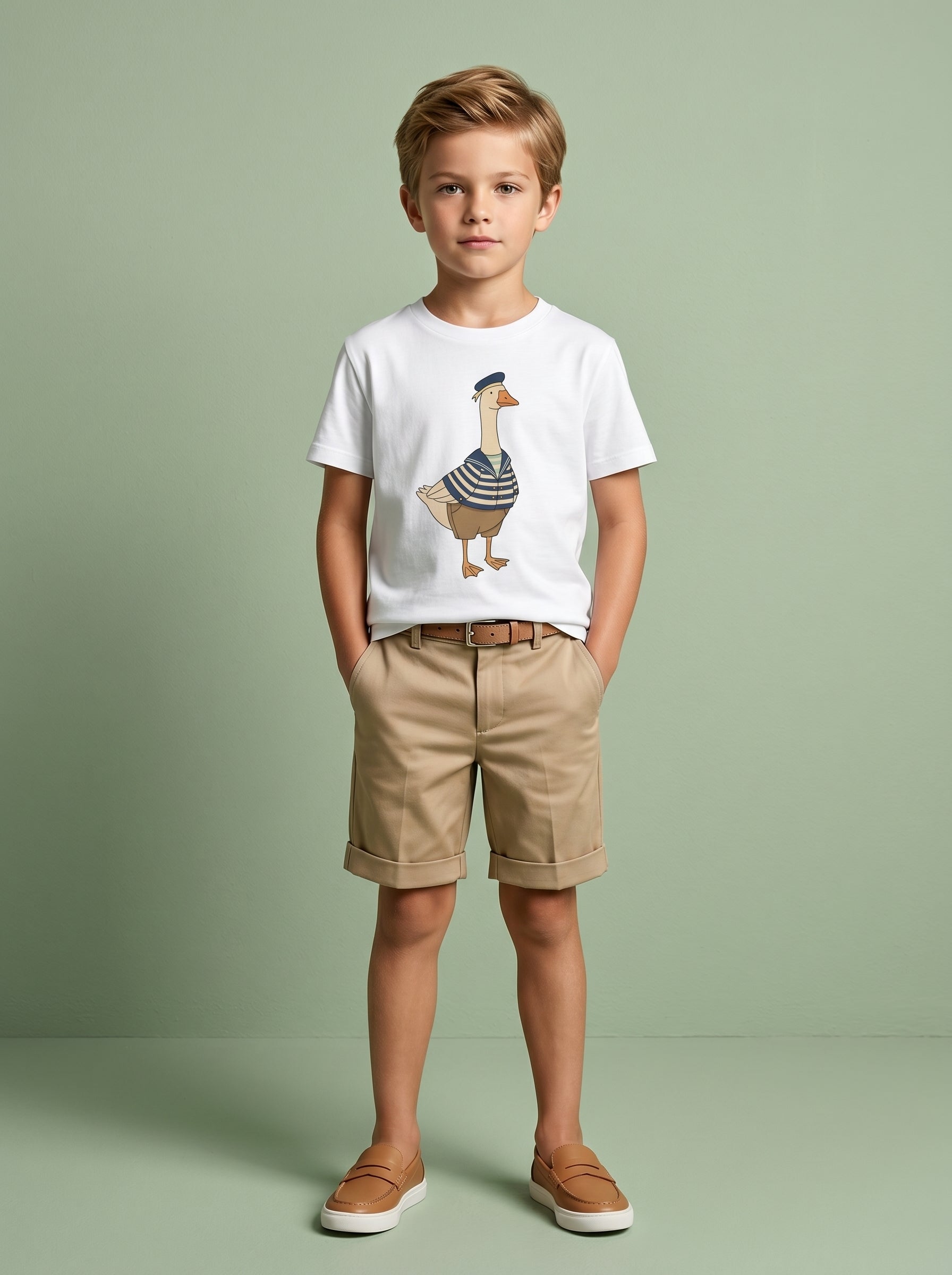Sailor Goose Kids Tee in – Kids clothes | Little Ark | Christian Clothing Brand