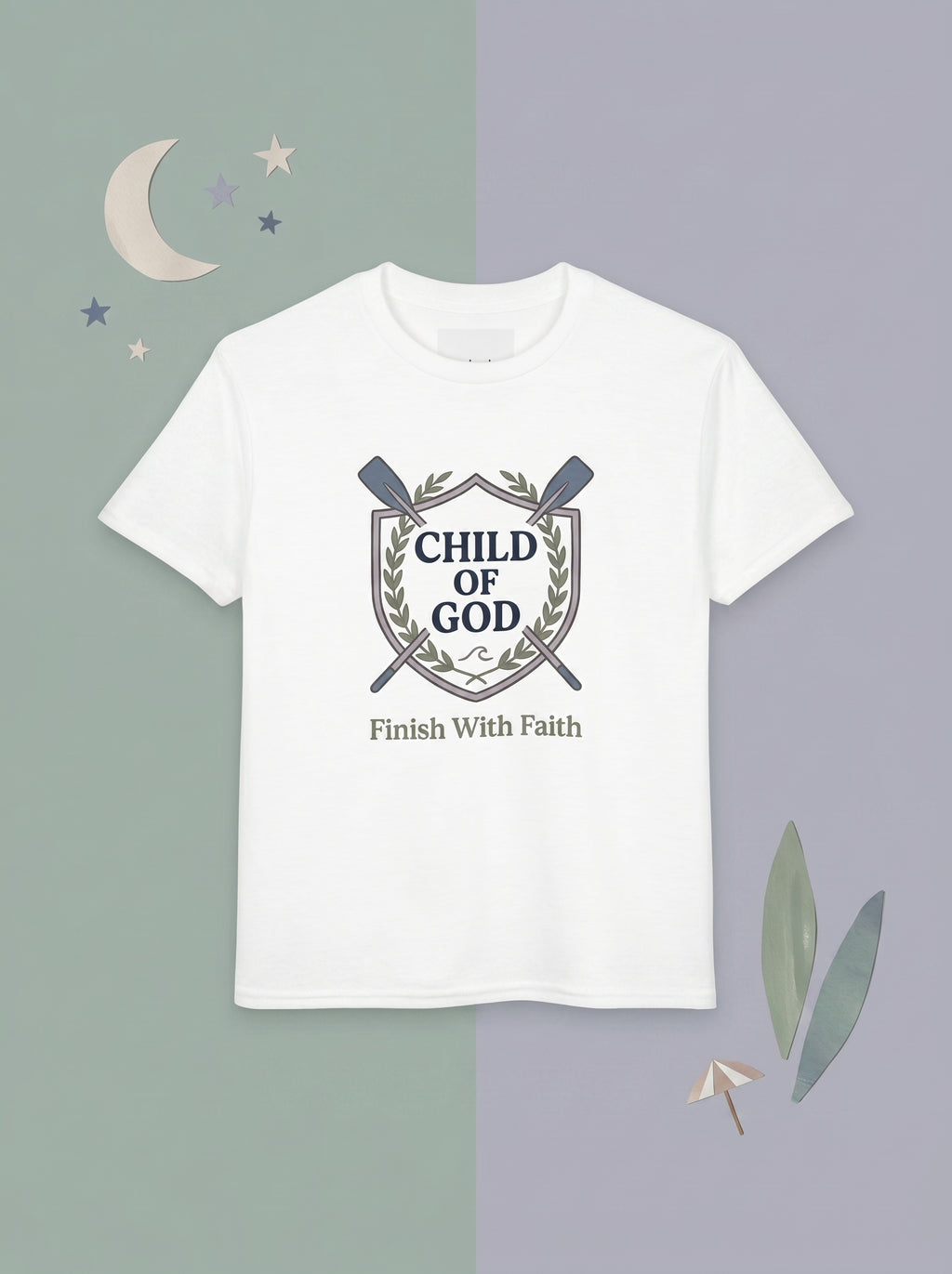 'Child of God' Rowing Team Kids Tee in – Kids clothes | Little Ark | Christian Clothing Brand