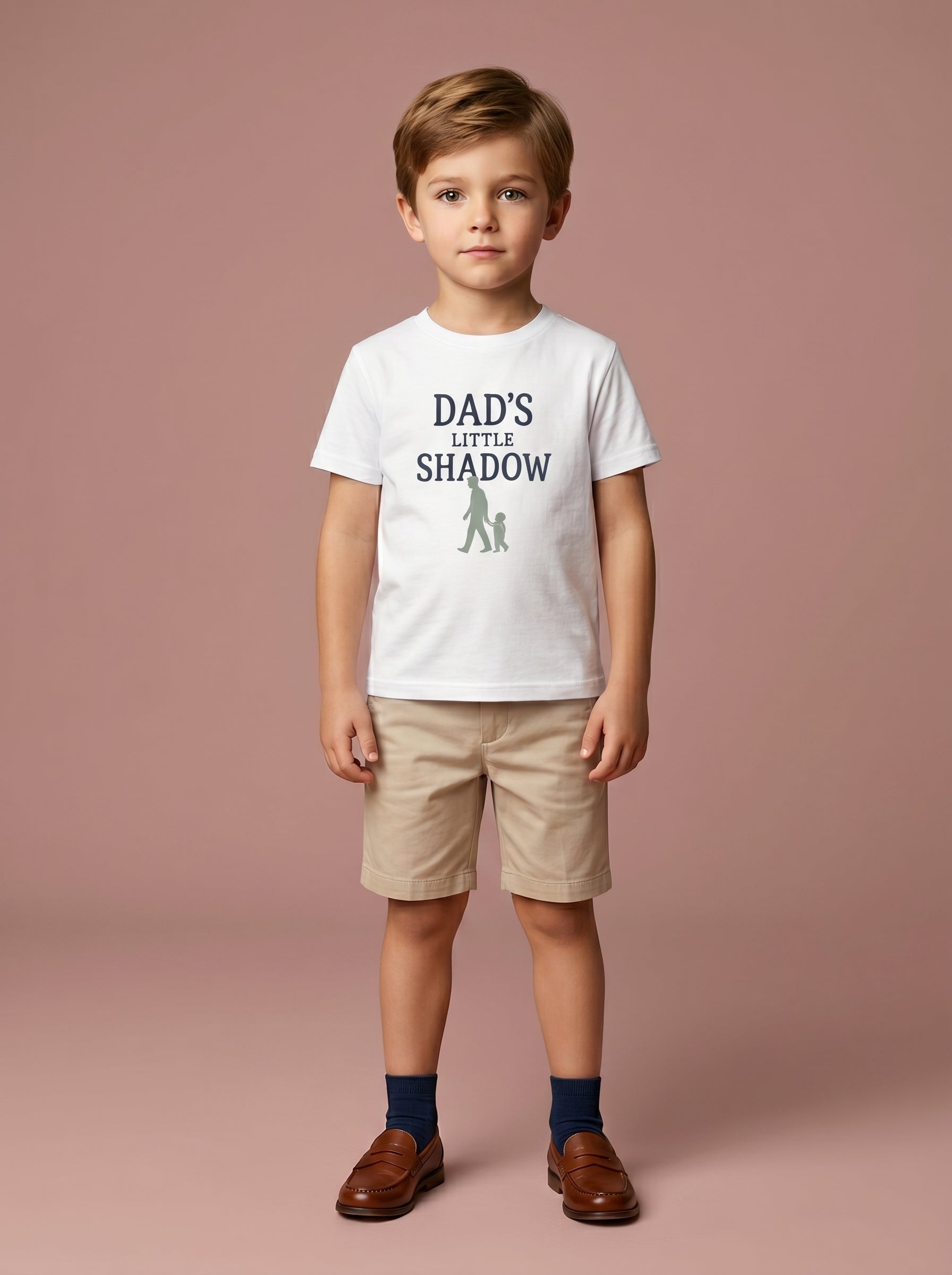 'Dads Little Shadow' Kids Tee in – Kids clothes | Little Ark | Christian Clothing Brand