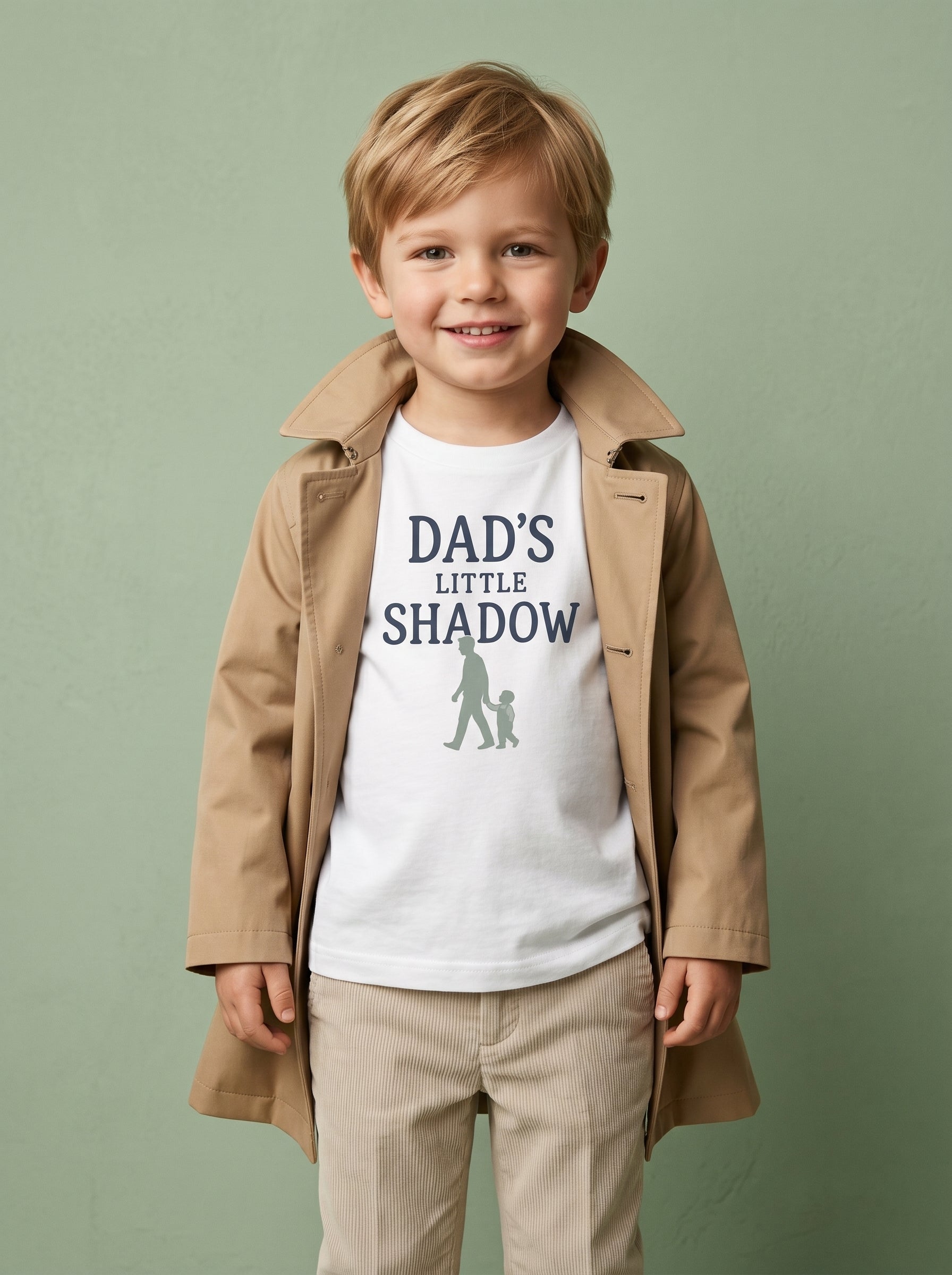 'Dads Little Shadow' Kids Tee in – Kids clothes | Little Ark | Christian Clothing Brand