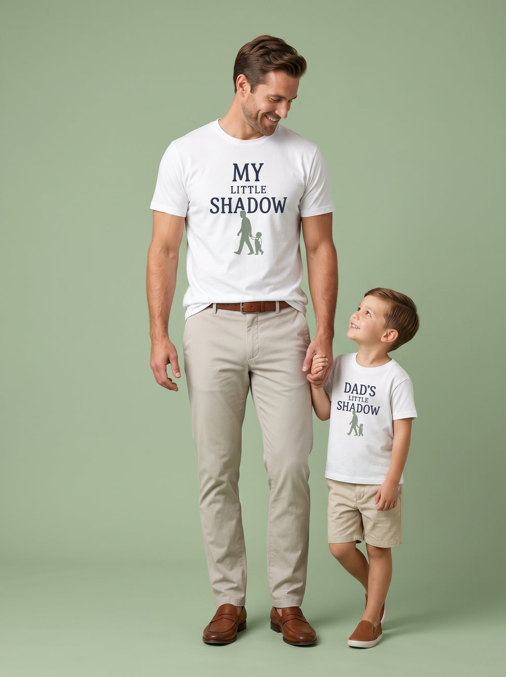 'My Little Shadow' Dads Tee in – T-Shirt | Little Ark | Christian Clothing Brand