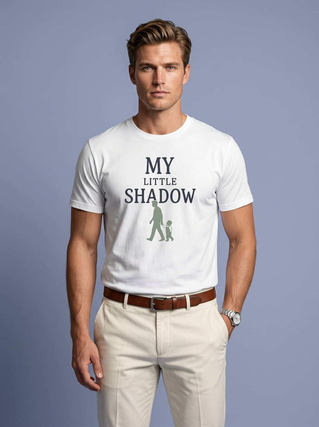 'My Little Shadow' Dads Tee in – T-Shirt | Little Ark | Christian Clothing Brand
