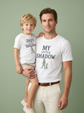'My Little Shadow' Dads Tee in Solid White – T-Shirt | Little Ark | Christian Clothing Brand