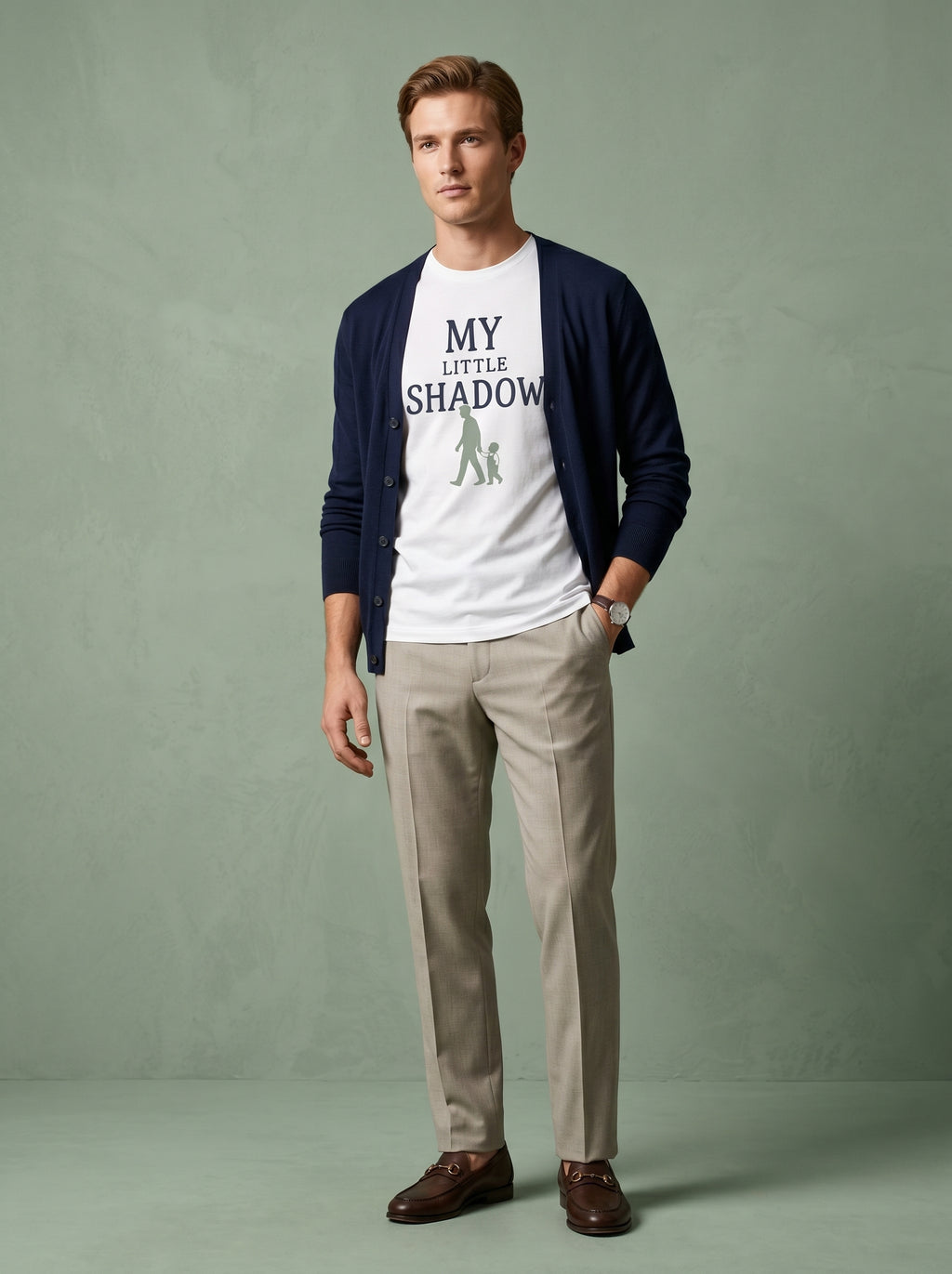 'My Little Shadow' Dads Tee in – T-Shirt | Little Ark | Christian Clothing Brand
