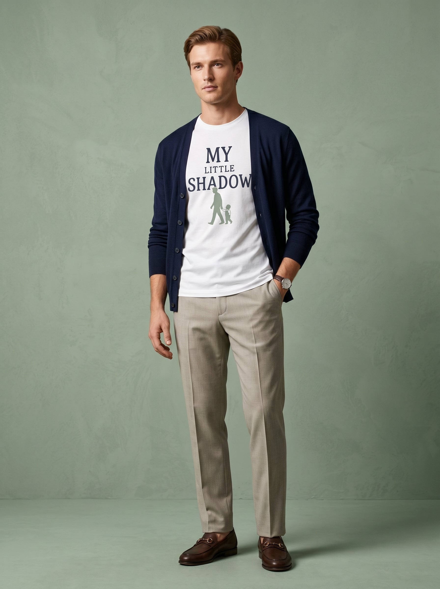 'My Little Shadow' Dads Tee in – T-Shirt | Little Ark | Christian Clothing Brand