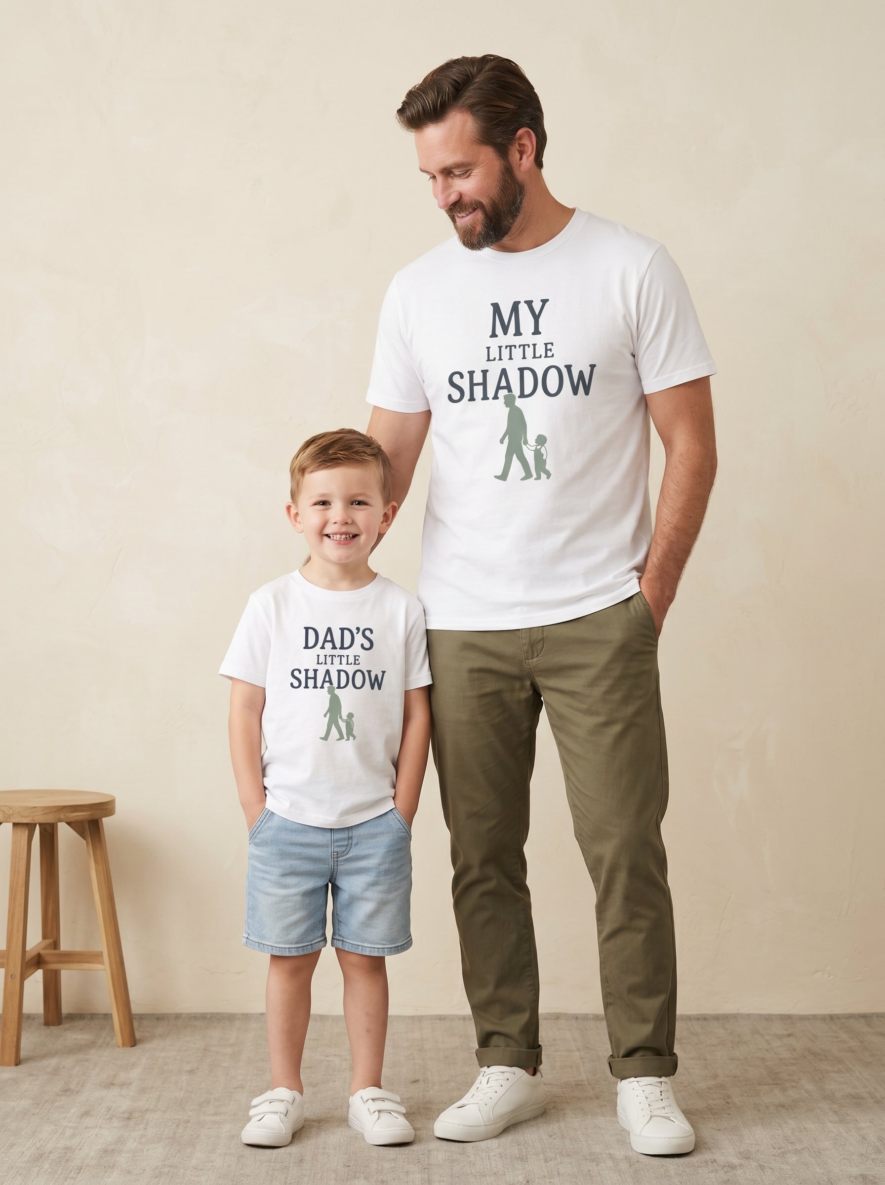 'My Little Shadow' Dads Tee in – T-Shirt | Little Ark | Christian Clothing Brand