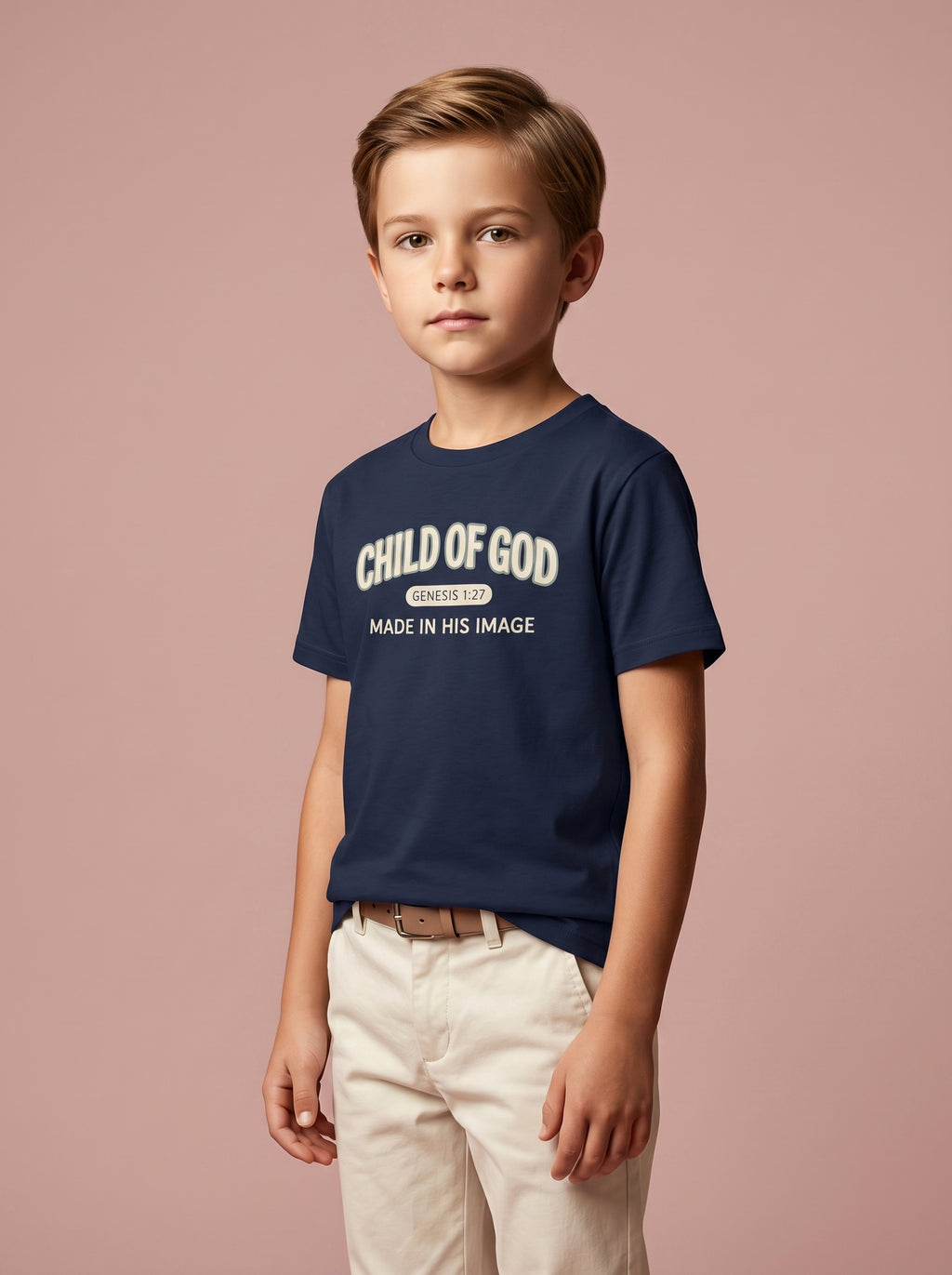 'Child of God' - 'Made in his Image' Kids Tee in – Kids clothes | Little Ark | Christian Clothing Brand