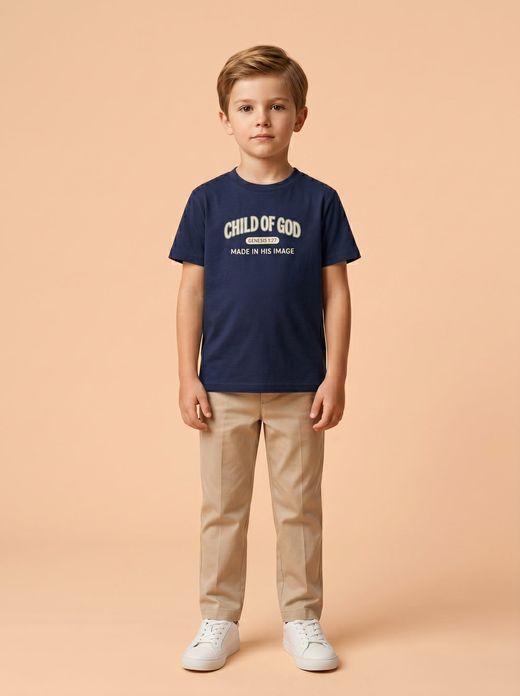 'Child of God' - 'Made in his Image' Kids Tee in – Kids clothes | Little Ark | Christian Clothing Brand