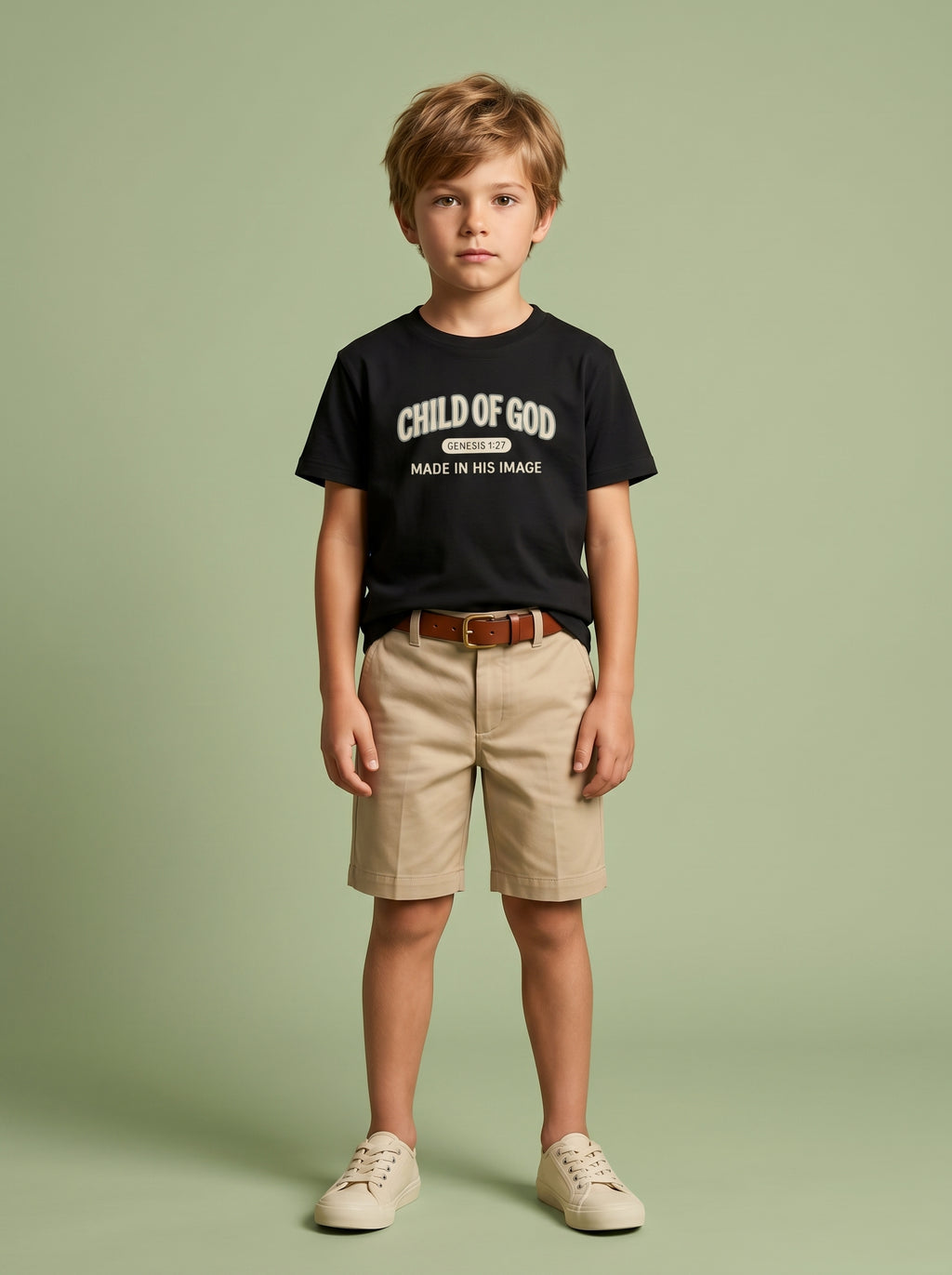 'Child of God' - 'Made in his Image' Kids Tee in – Kids clothes | Little Ark | Christian Clothing Brand