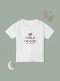 'Child of God' - 'Known by Heaven' Toddler Tee in White – Kids clothes | Little Ark | Christian Clothing Brand