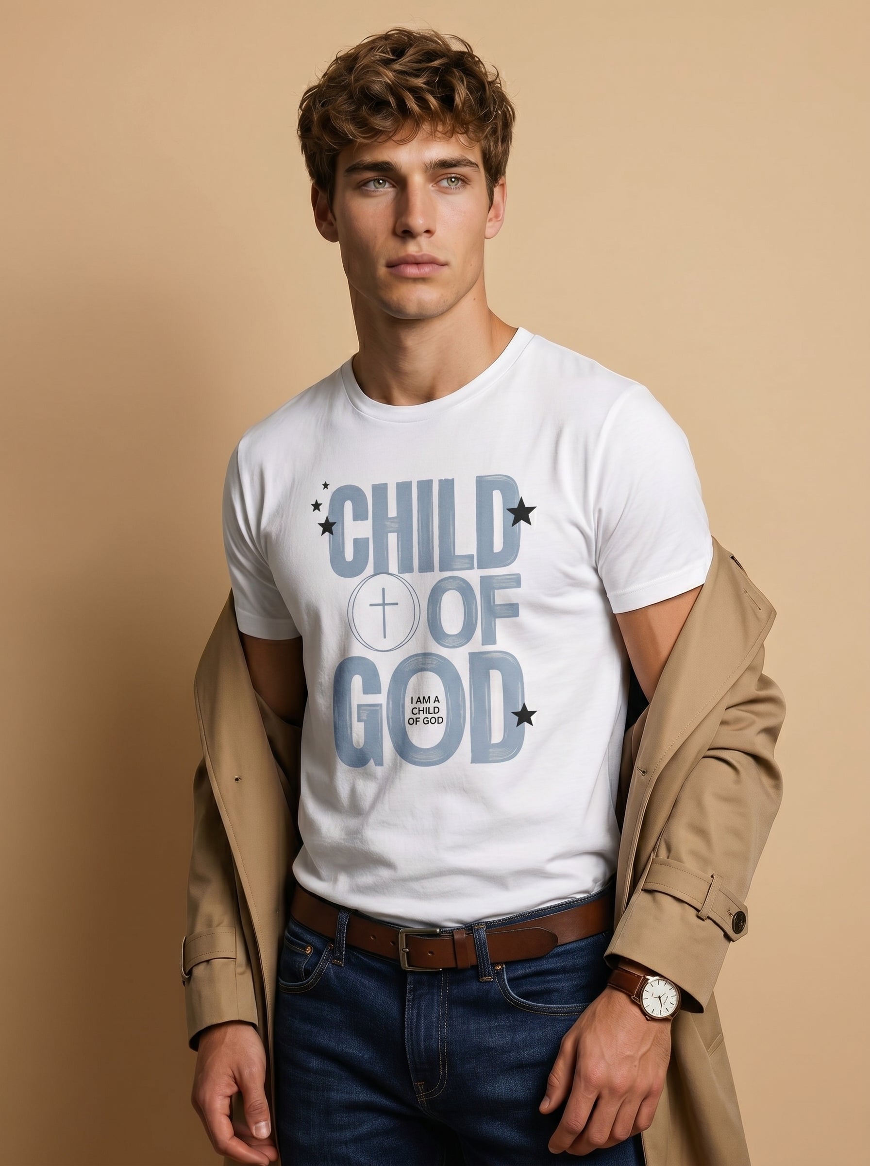'Child of God' - Unisex Tee in – T-Shirt | Little Ark | Christian Clothing Brand