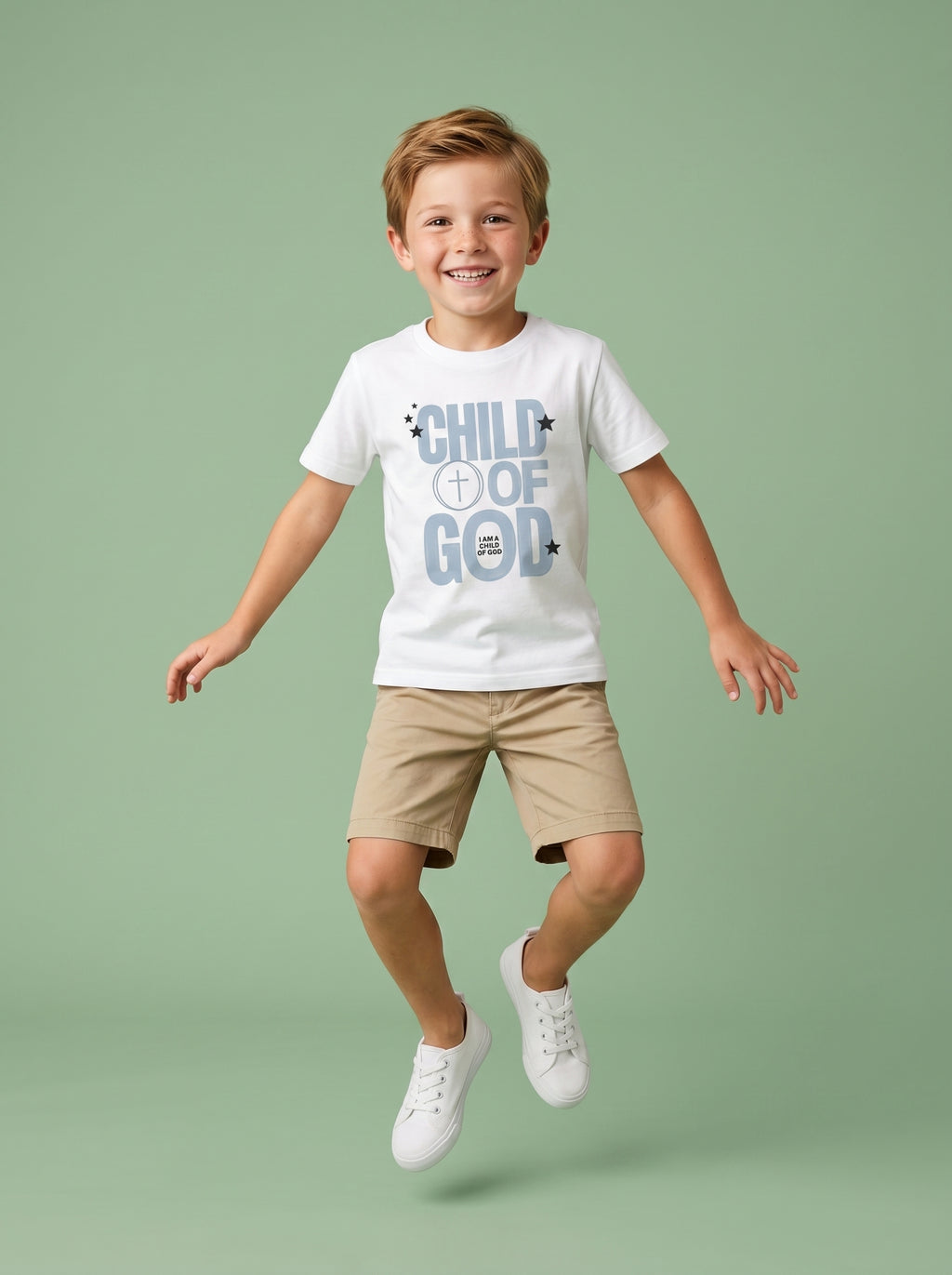 'Child of God' - 'I am a Child of God' Kids Tee in – Kids clothes | Little Ark | Christian Clothing Brand
