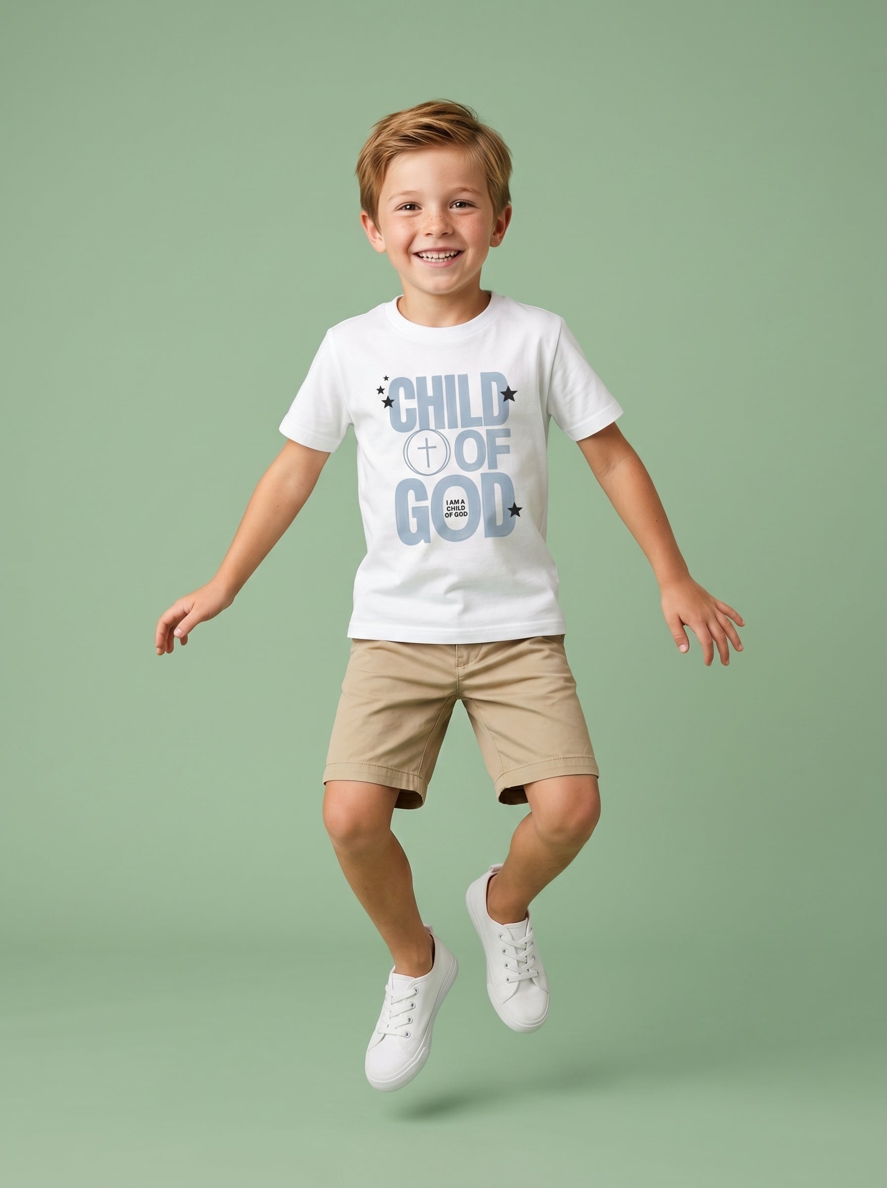 'Child of God' - 'I am a Child of God' Kids Tee in – Kids clothes | Little Ark | Christian Clothing Brand