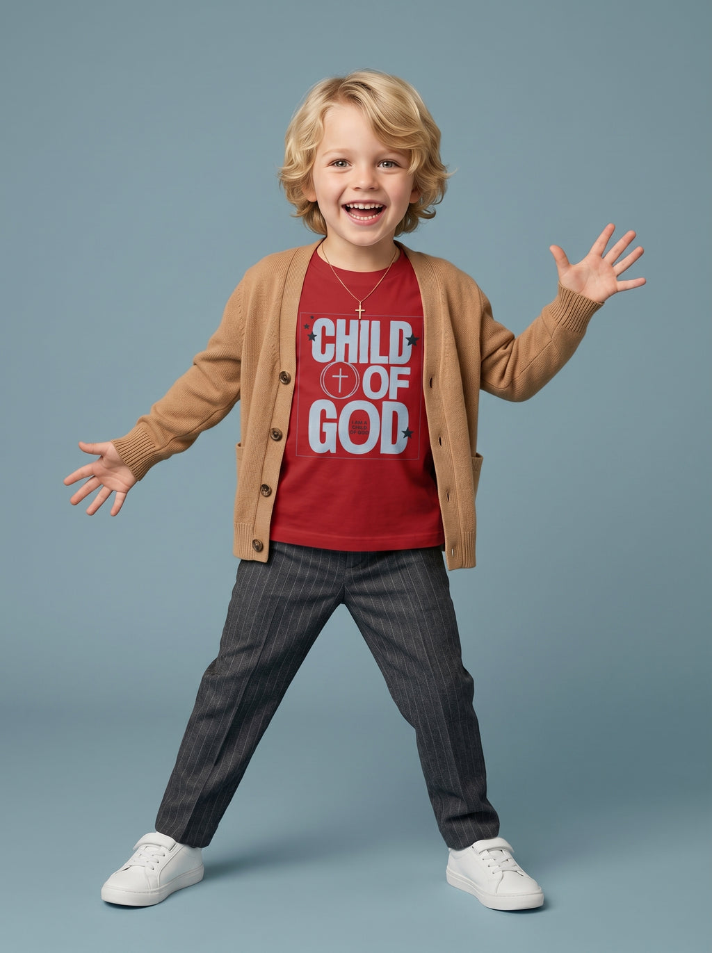 'Child of God' - 'I am a Child of God' Kids Tee in – Kids clothes | Little Ark | Christian Clothing Brand