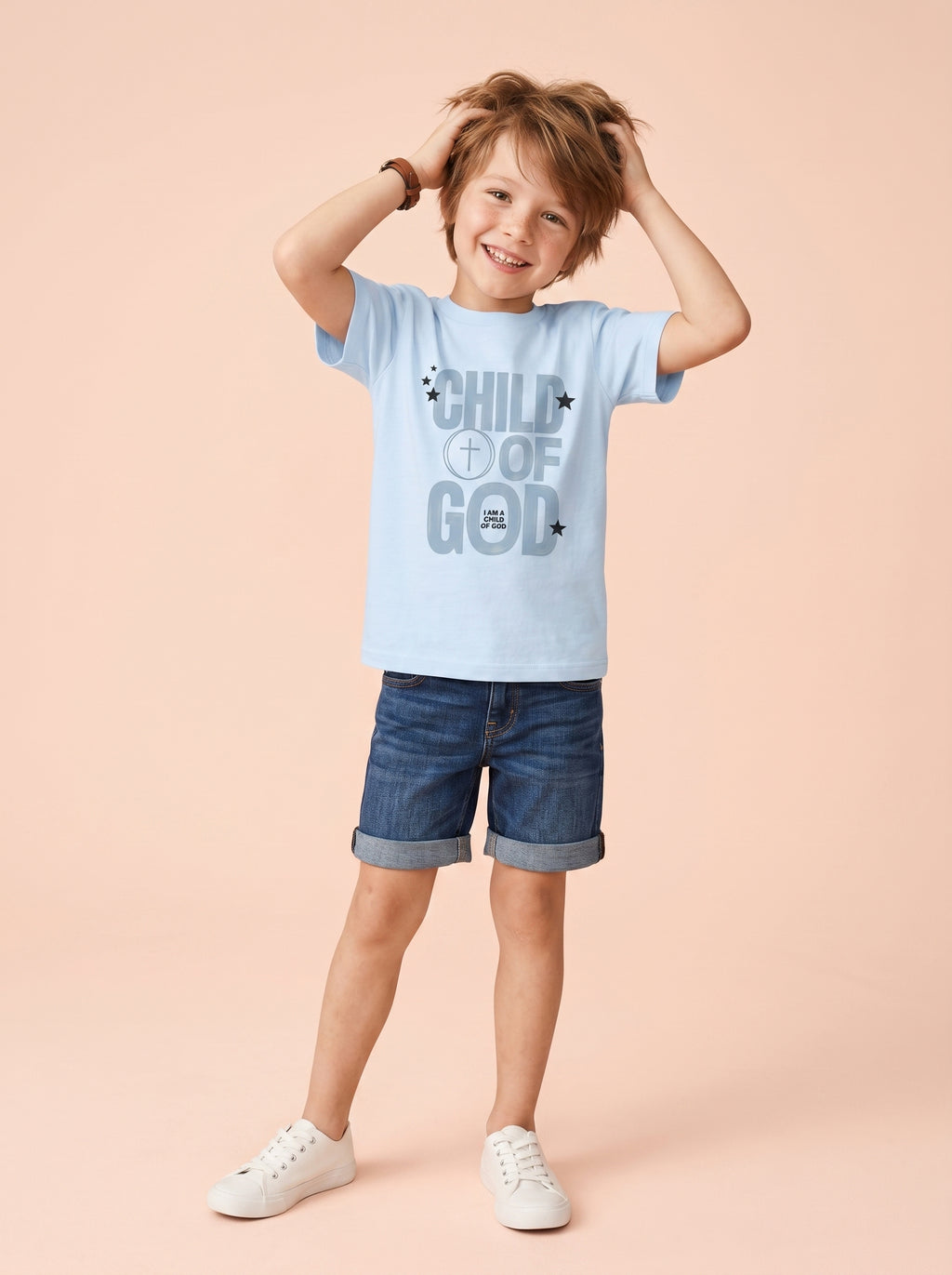 'Child of God' - 'I am a Child of God' Kids Tee in – Kids clothes | Little Ark | Christian Clothing Brand