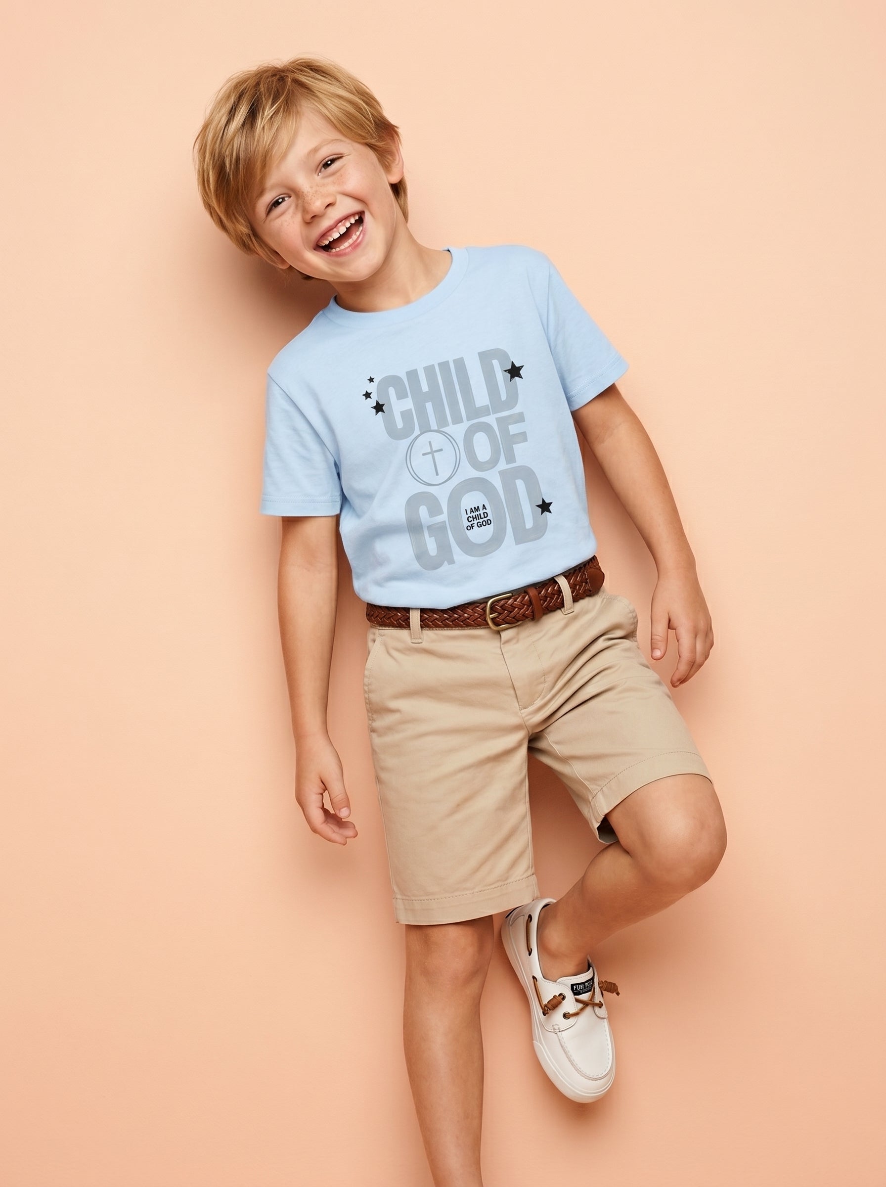 'Child of God' - 'I am a Child of God' Kids Tee in – Kids clothes | Little Ark | Christian Clothing Brand