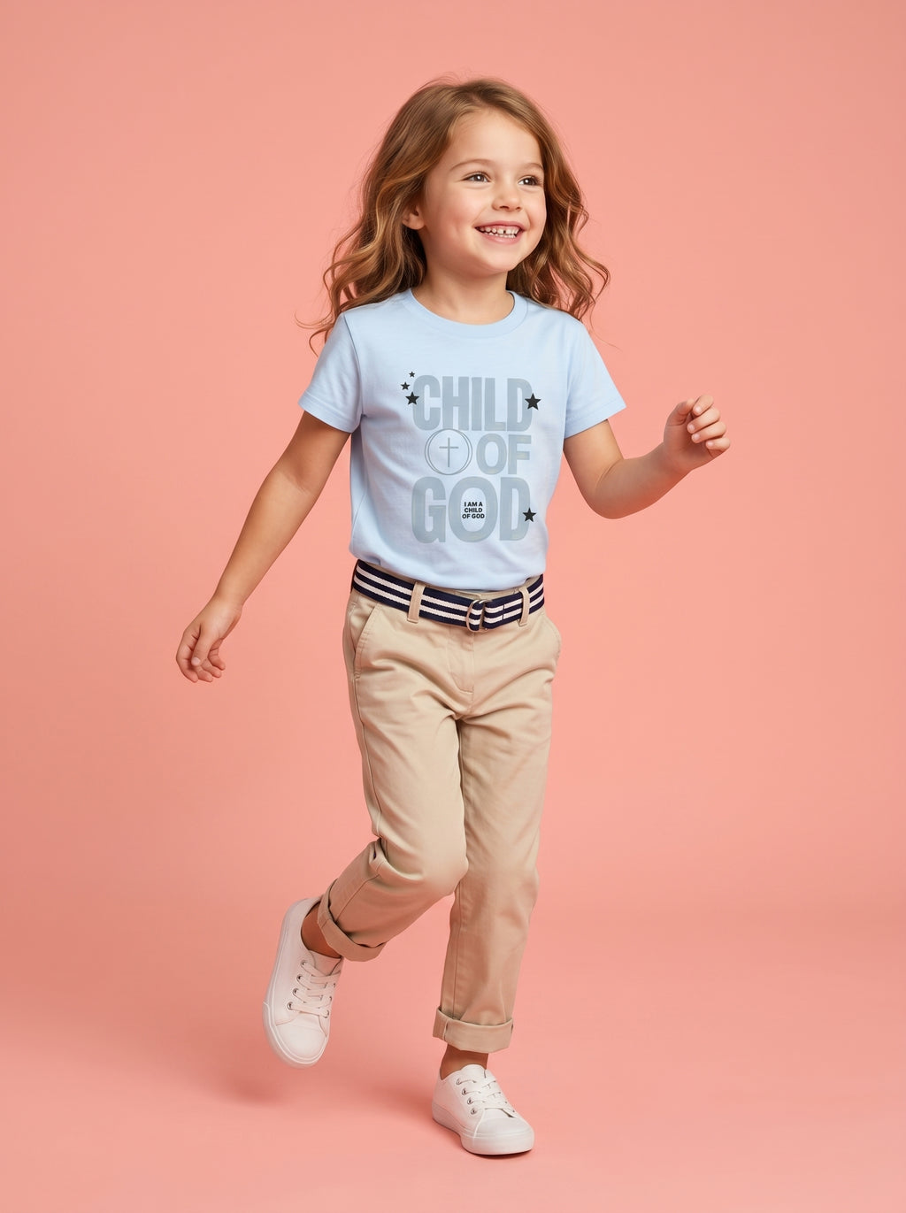 'Child of God' - 'I am a Child of God' Kids Tee in – Kids clothes | Little Ark | Christian Clothing Brand
