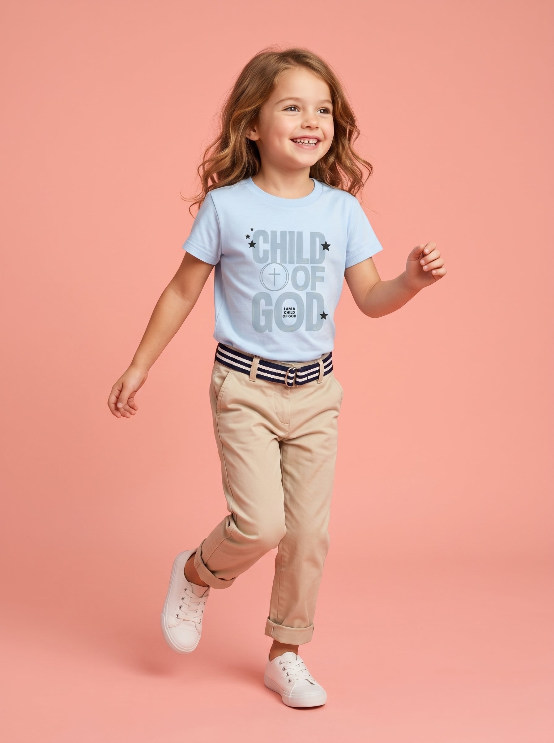 'Child of God' - 'I am a Child of God' Kids Tee in – Kids clothes | Little Ark | Christian Clothing Brand