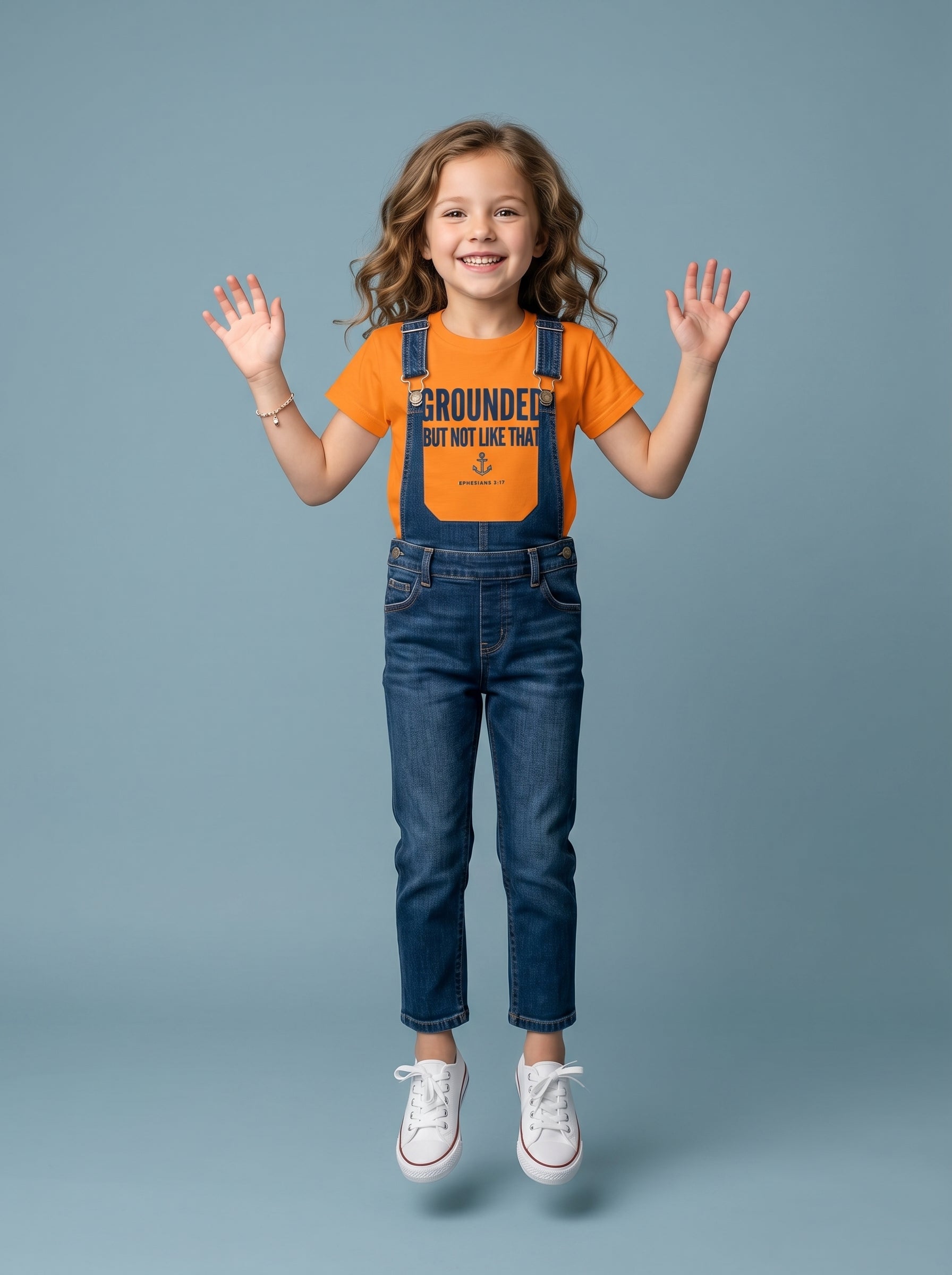 'Grounded' - 'Ephesians 3:17' Kids Tee