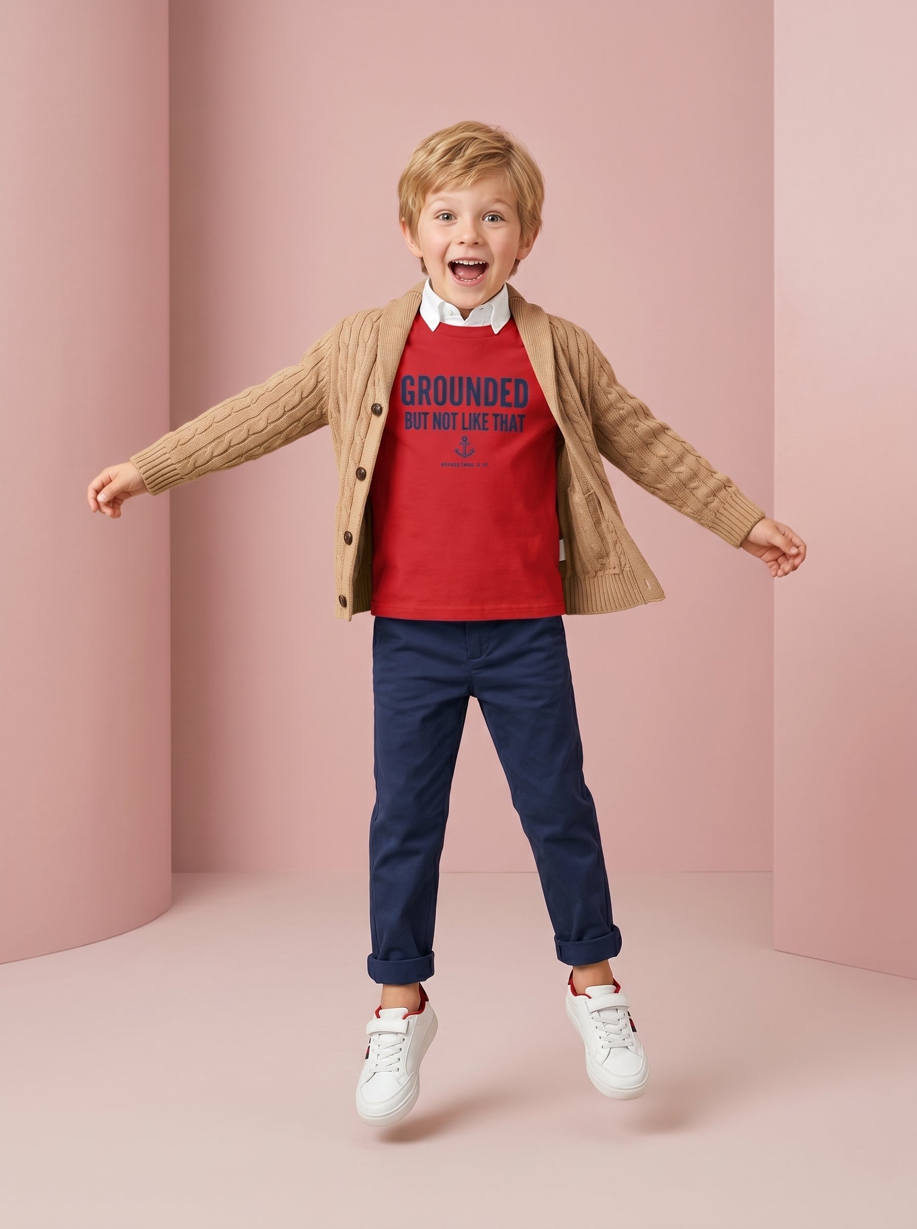'Grounded' - 'Ephesians 3:17' Kids Tee