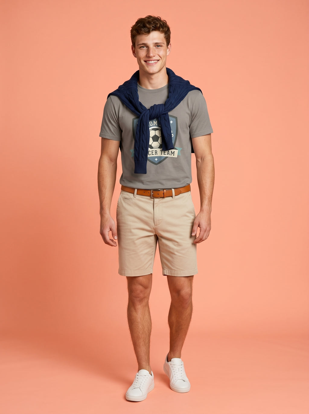 'Kingdom of God' - 'Soccer Team' Mens CVC Jersey Tee
