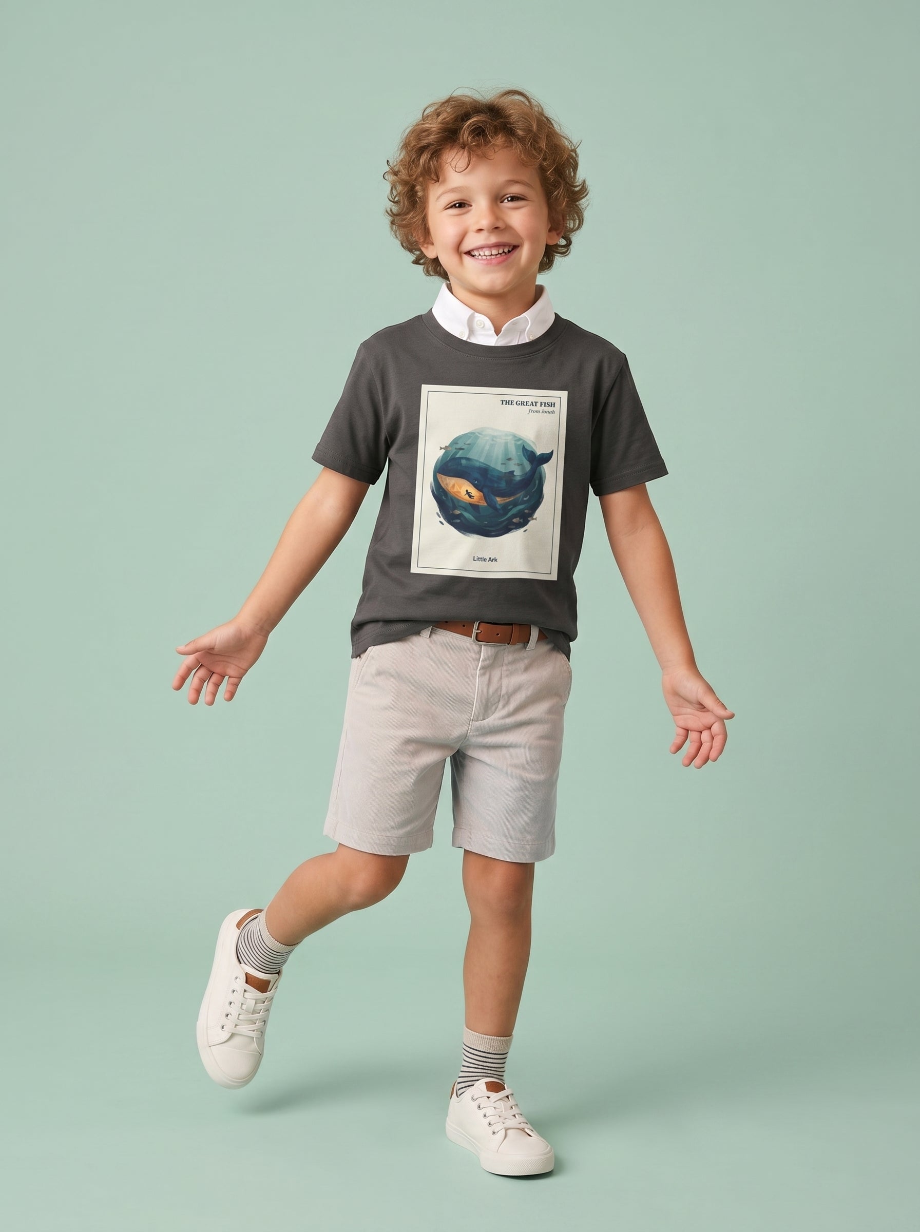 'The Great Fish - 'From Jonah' Kids Tee
