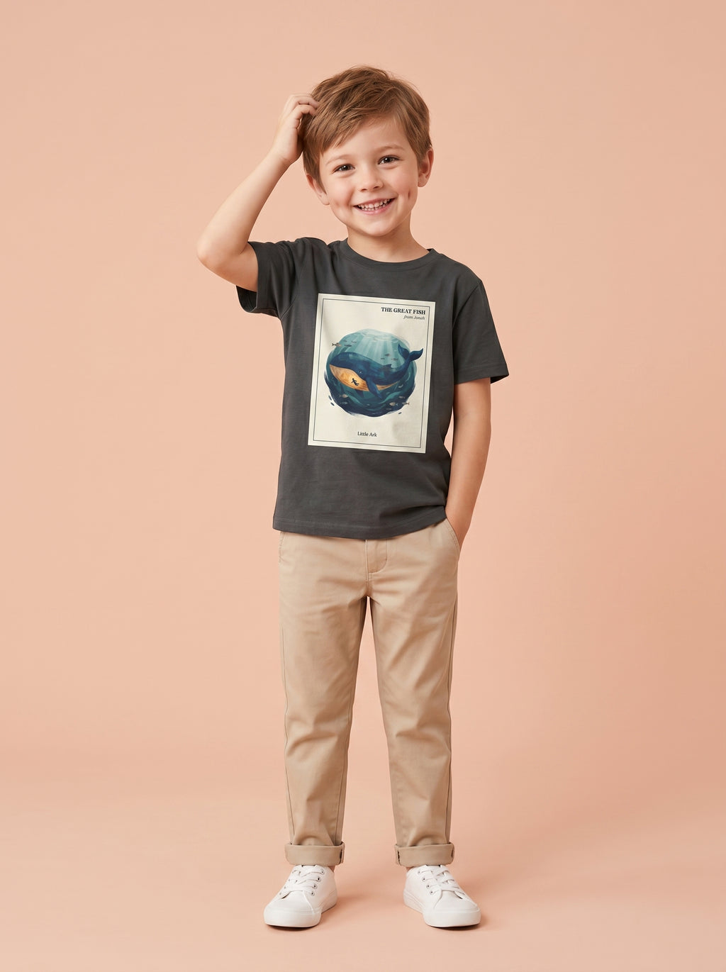 'The Great Fish - 'From Jonah' Kids Tee