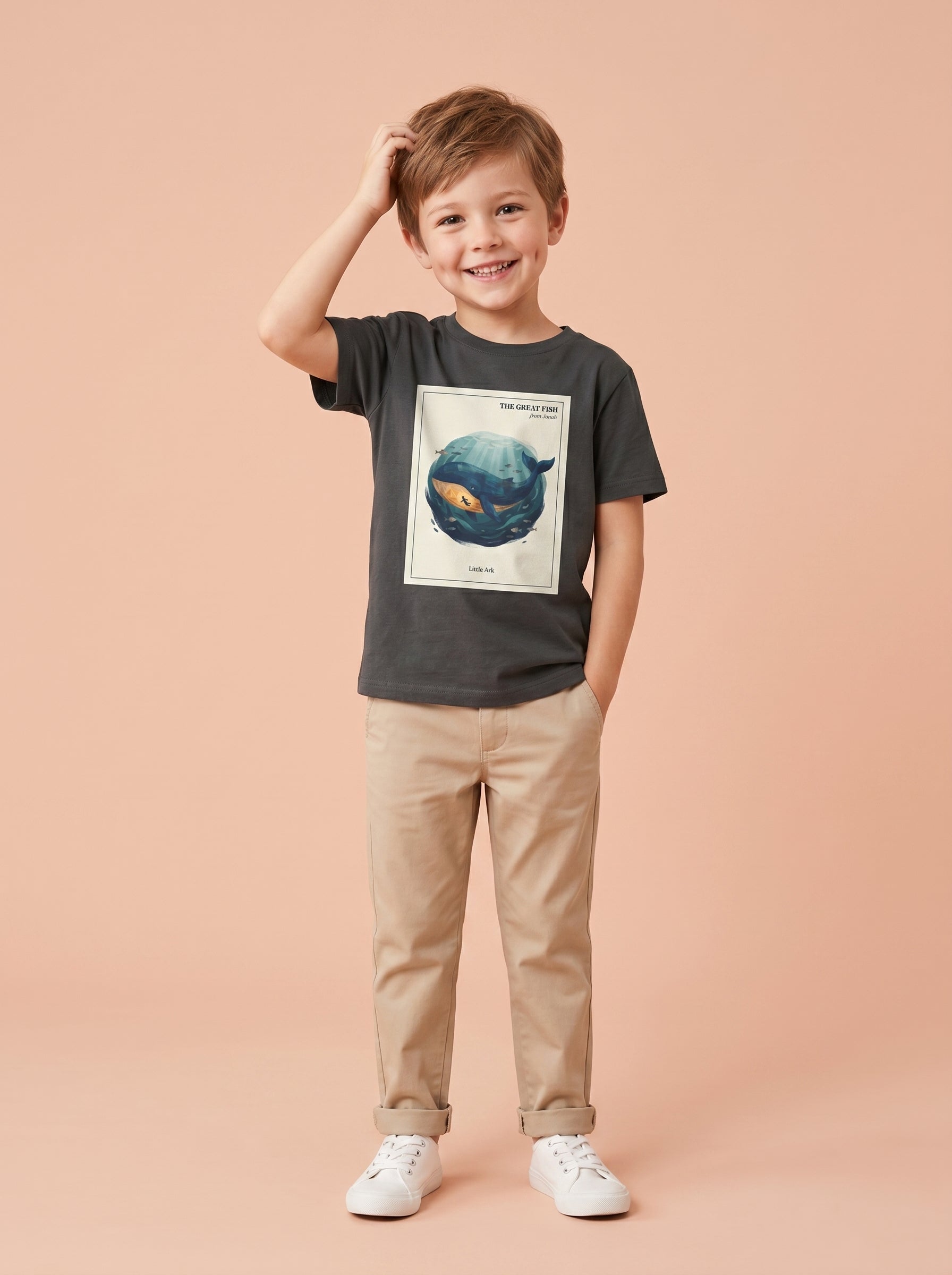 'The Great Fish - 'From Jonah' Kids Tee