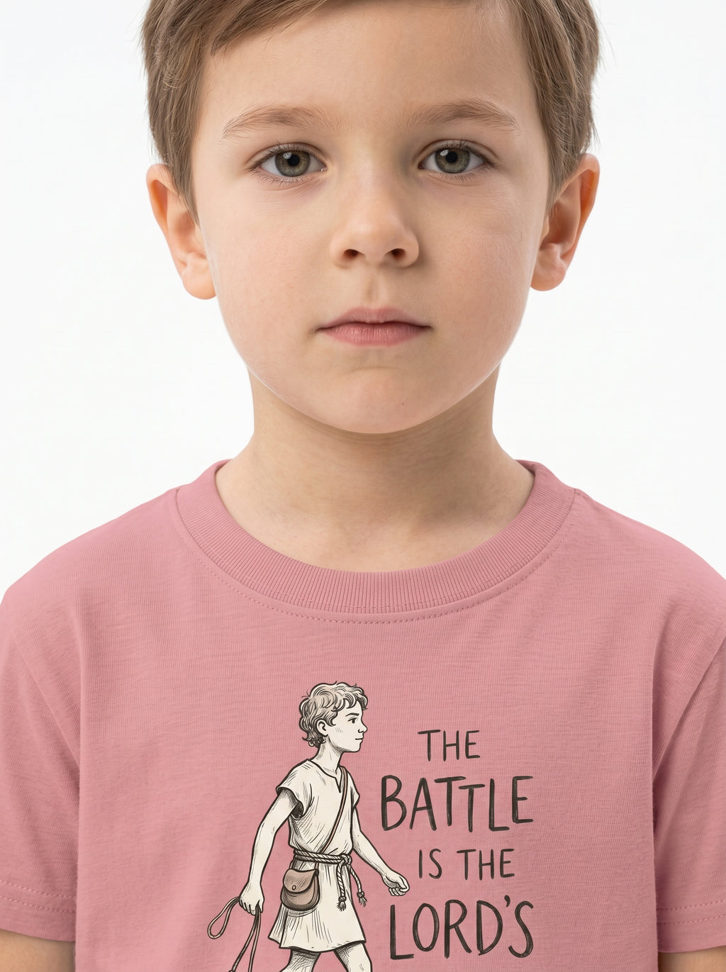 'The Battle Is The Lord's' Toddlers Tee in – Kids clothes | Little Ark | Christian Clothing Brand