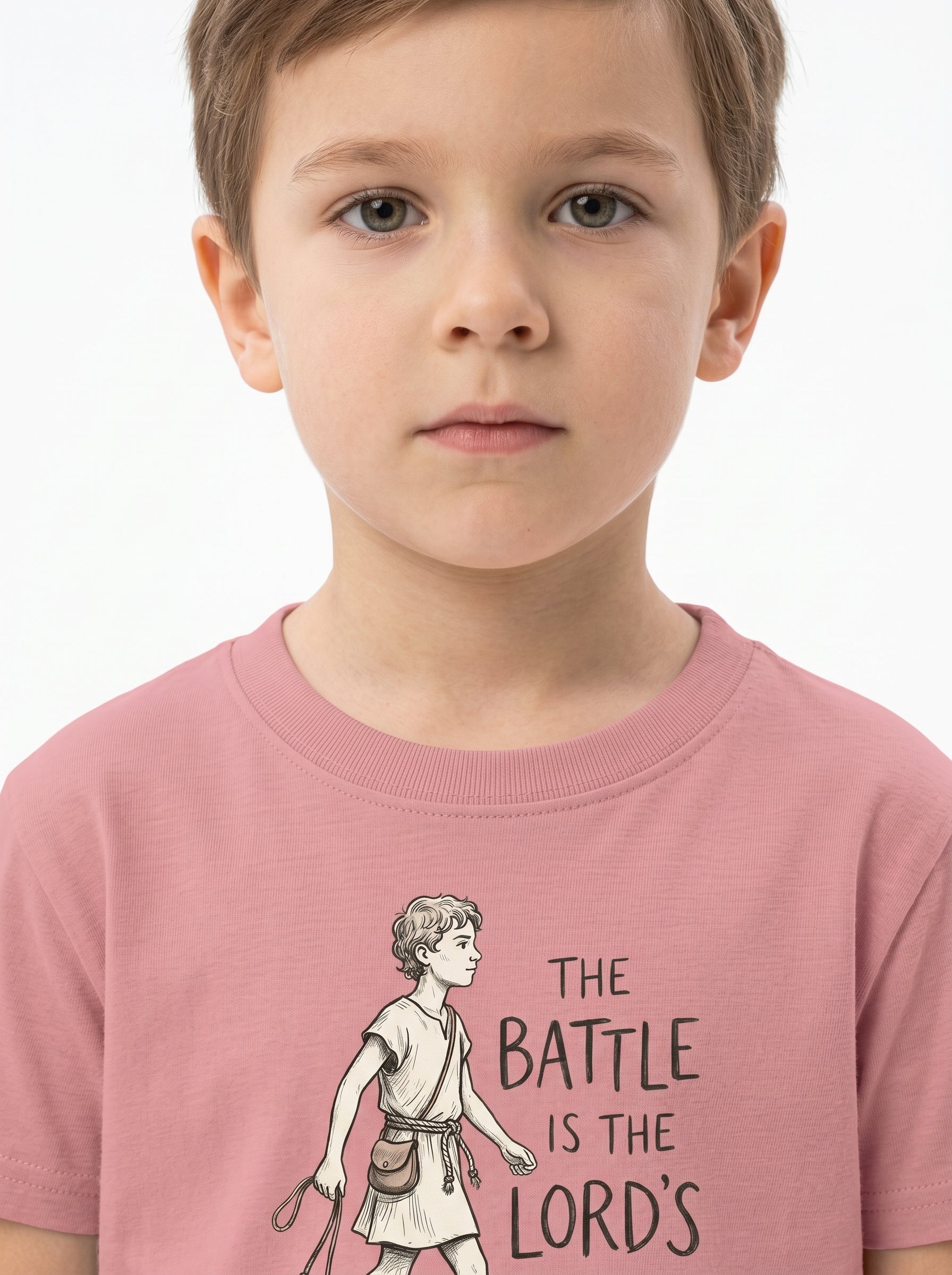 'The Battle Is The Lord's' Toddlers Tee in – Kids clothes | Little Ark | Christian Clothing Brand