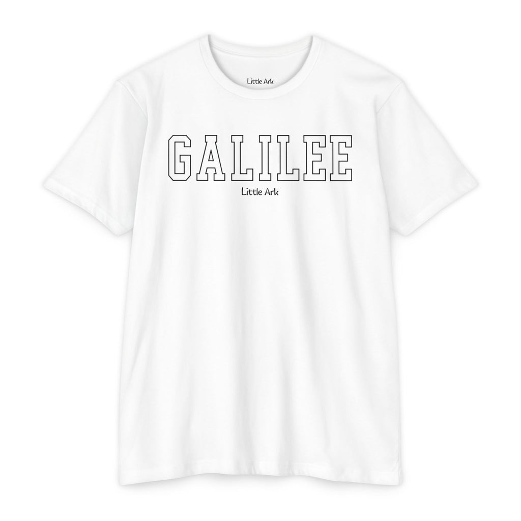 Galillee Mens CVC Jersey Tee in CVC White – T-Shirt | Little Ark | Christian Clothing Brand