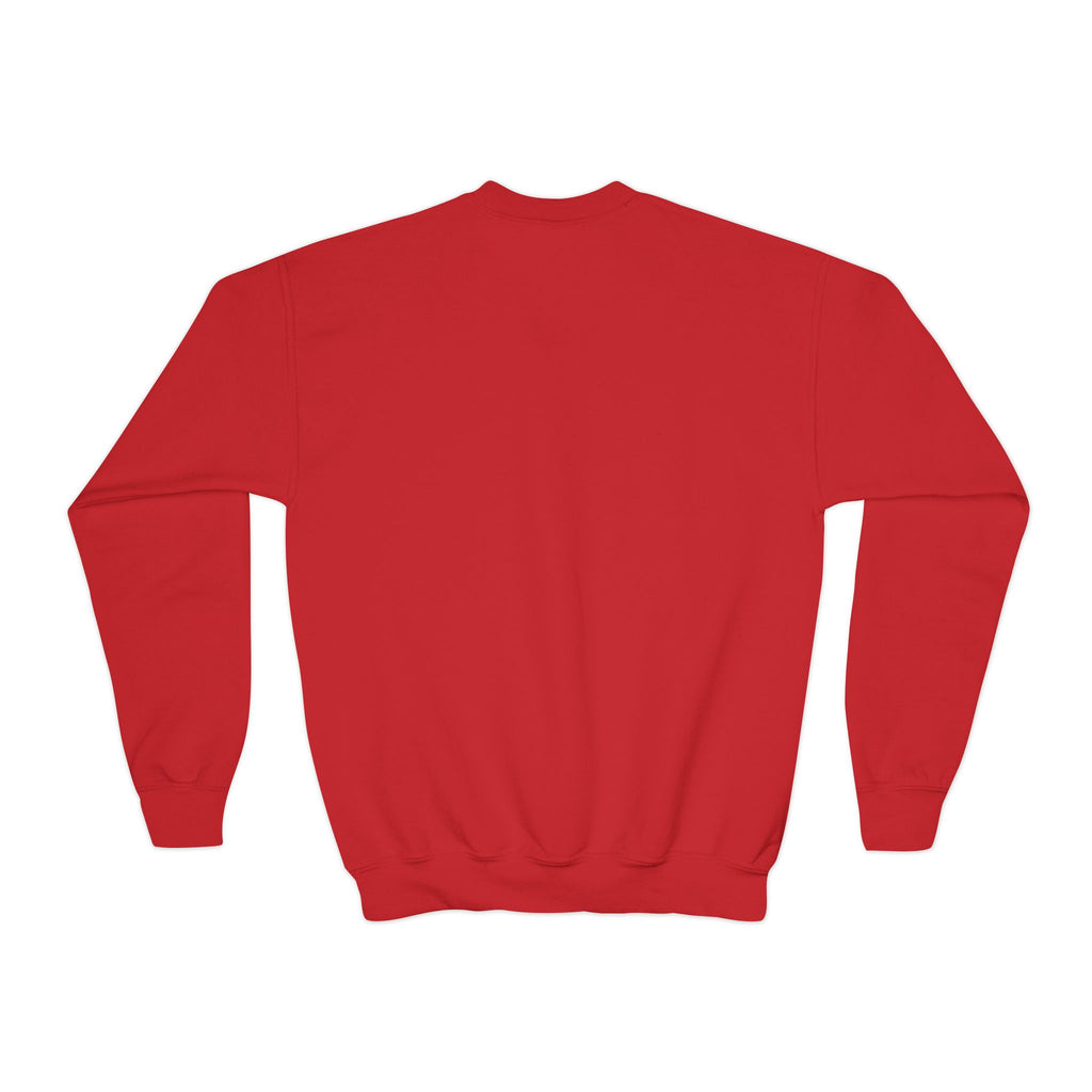 'He Lifted Up Mine Head' - Giraffe Crewneck Kids Sweatshirt