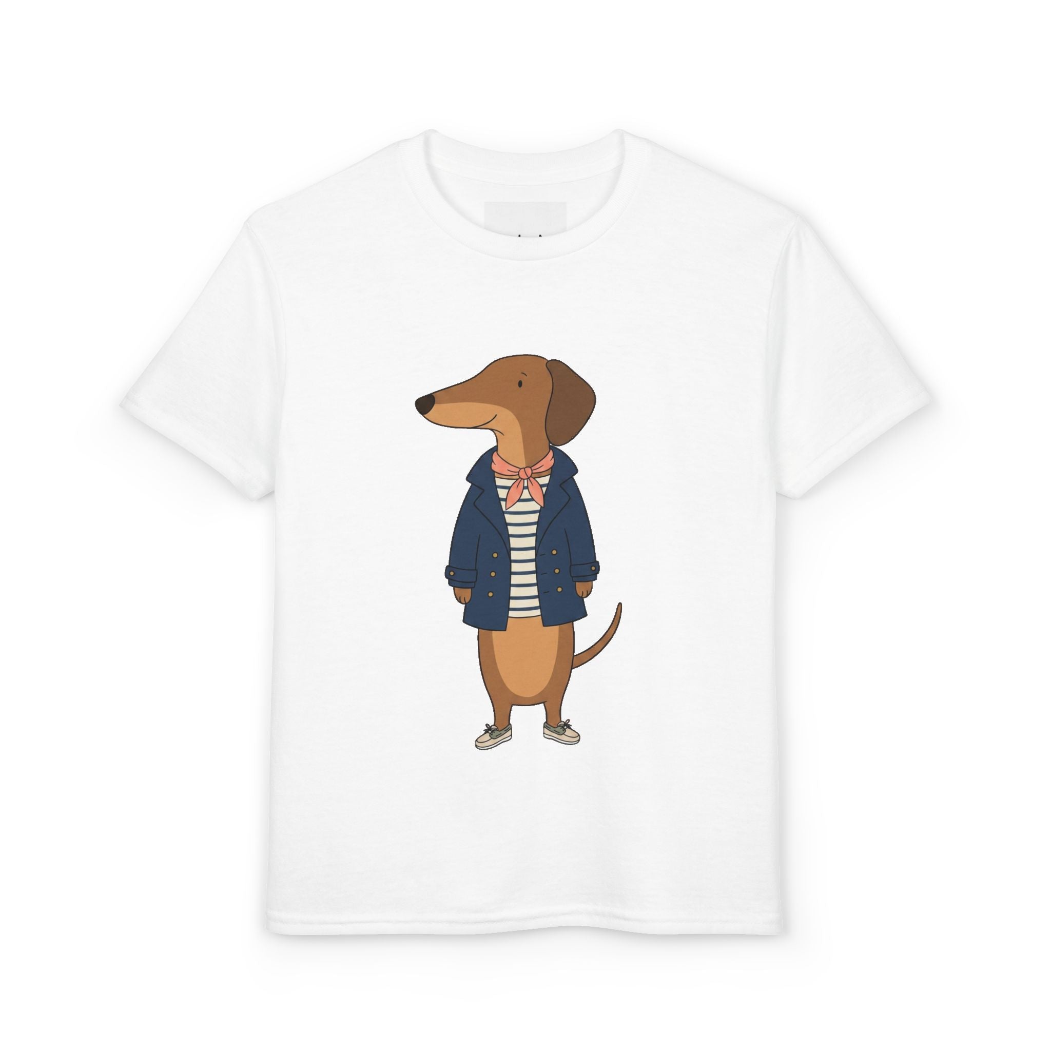 Dachshund Kids Tee in – Kids clothes | Little Ark | Christian Clothing Brand