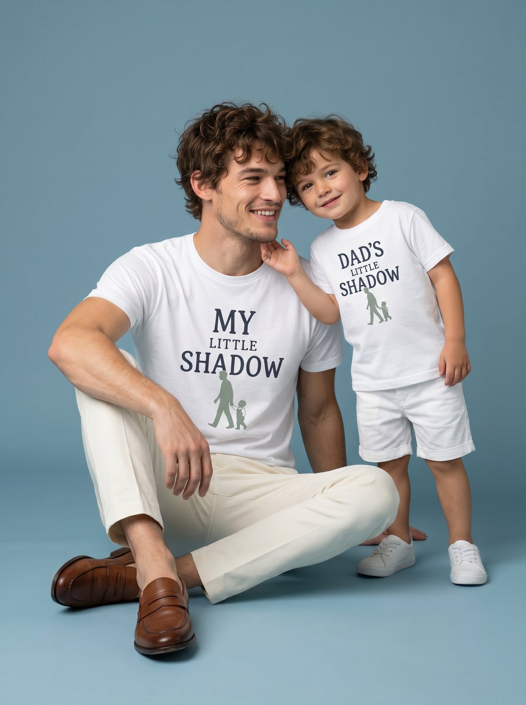 'Dads Little Shadow' Kids Tee in – Kids clothes | Little Ark | Christian Clothing Brand