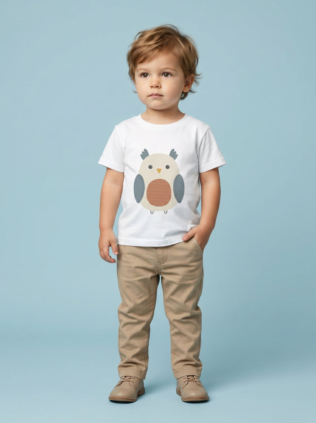 Scandi Owl Toddler Tee in – Kids clothes | Little Ark | Christian Clothing Brand